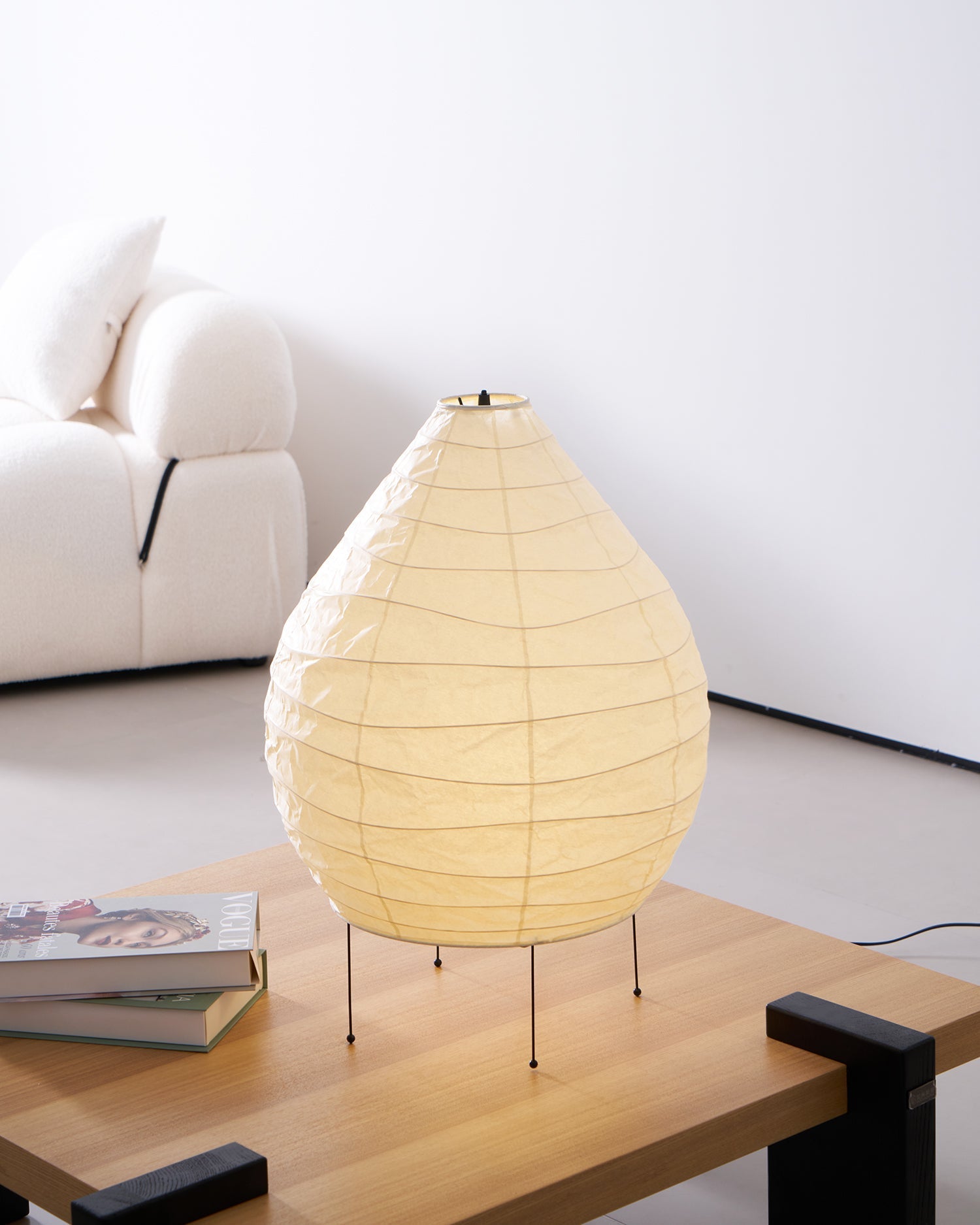 Marien Paper Table Lamp-Neutral Decor
