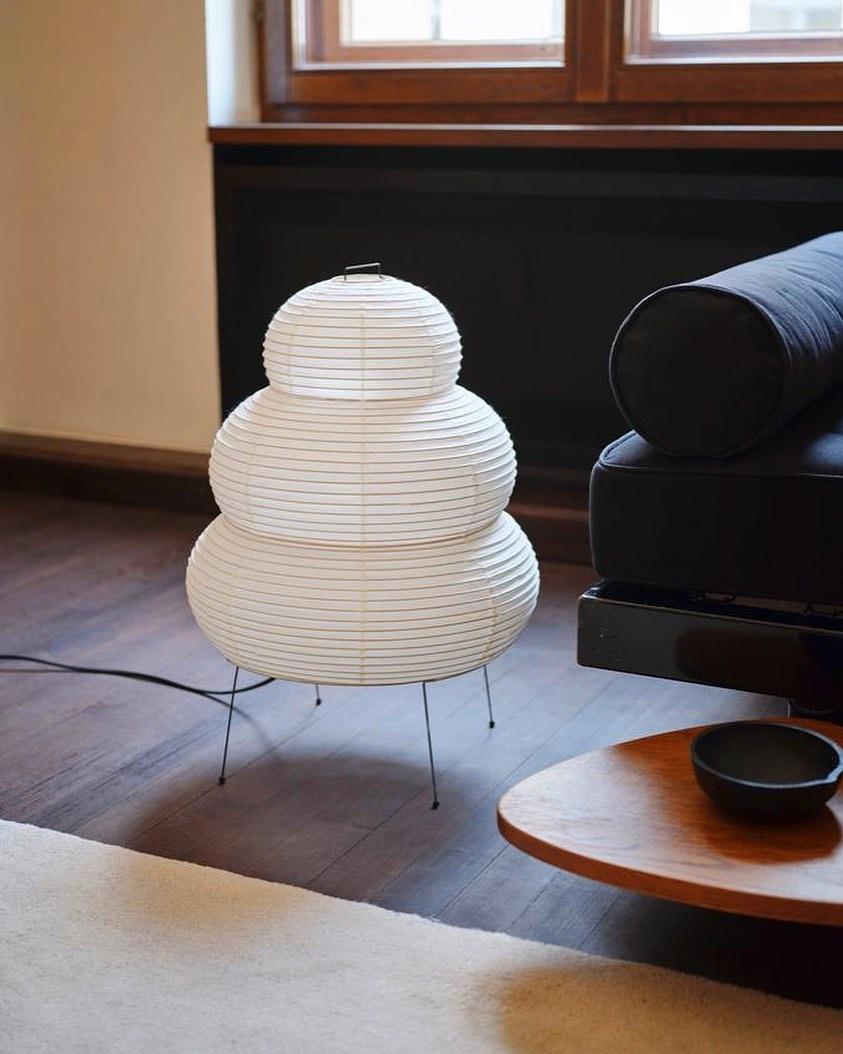 Tranquilux Paper Japanese-Inspired Table Lamp-Neutral Decor