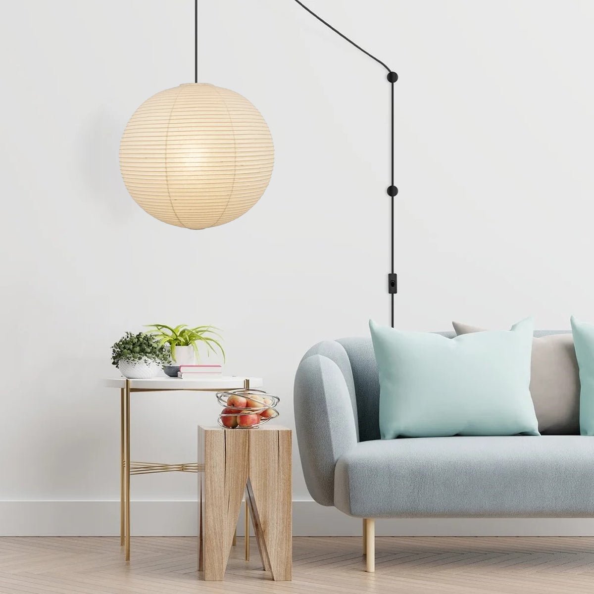 Kalemu Paper Vintage Pendant Light-Neutral Decor