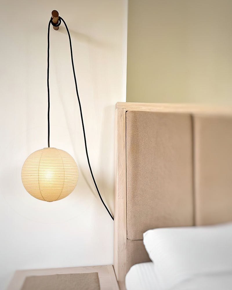 Lustra Pendant Lamp Paper Lantern for Living Room-Neutral Decor