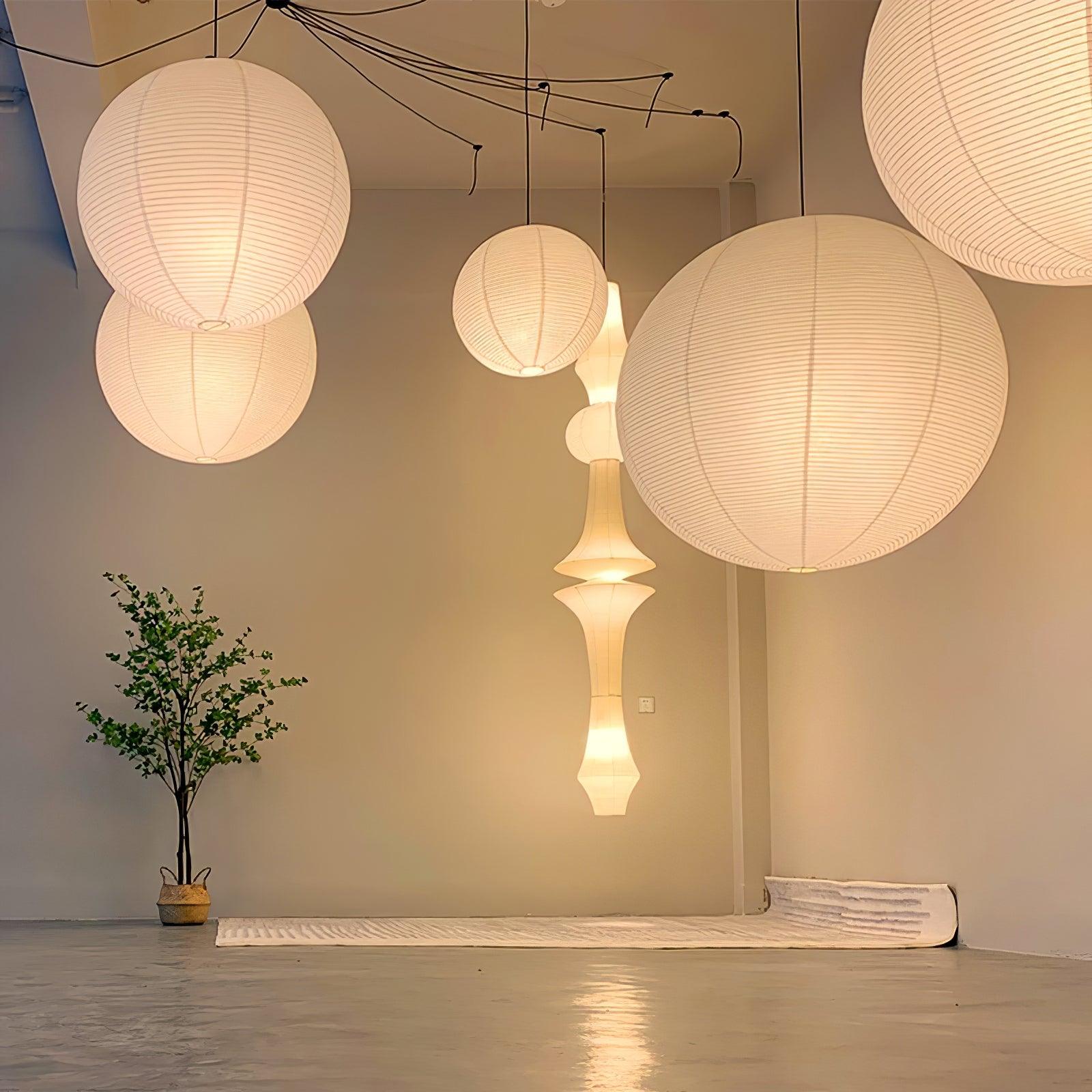 Kalemu Paper Vintage Pendant Light-Neutral Decor