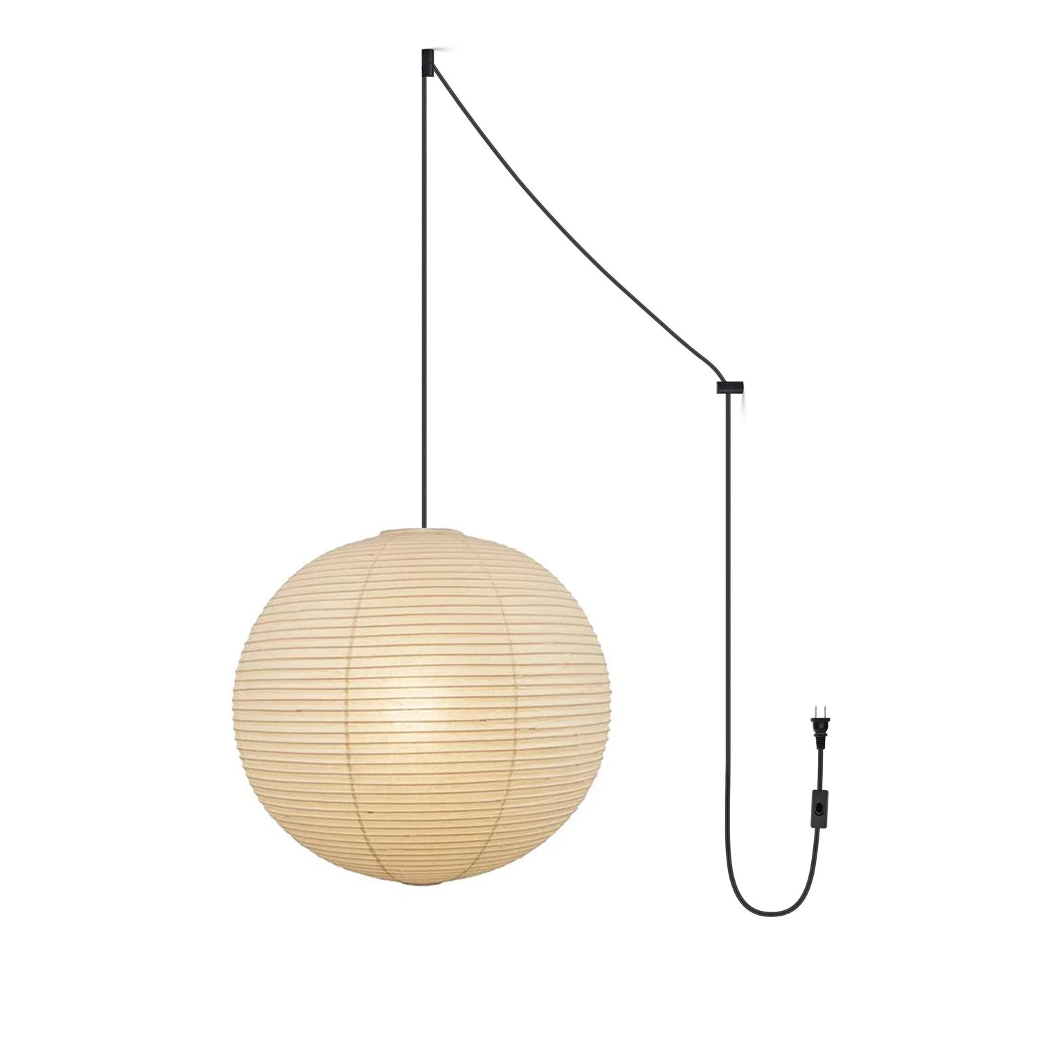 Lustra Pendant Lamp Paper Lantern for Living Room-Neutral Decor