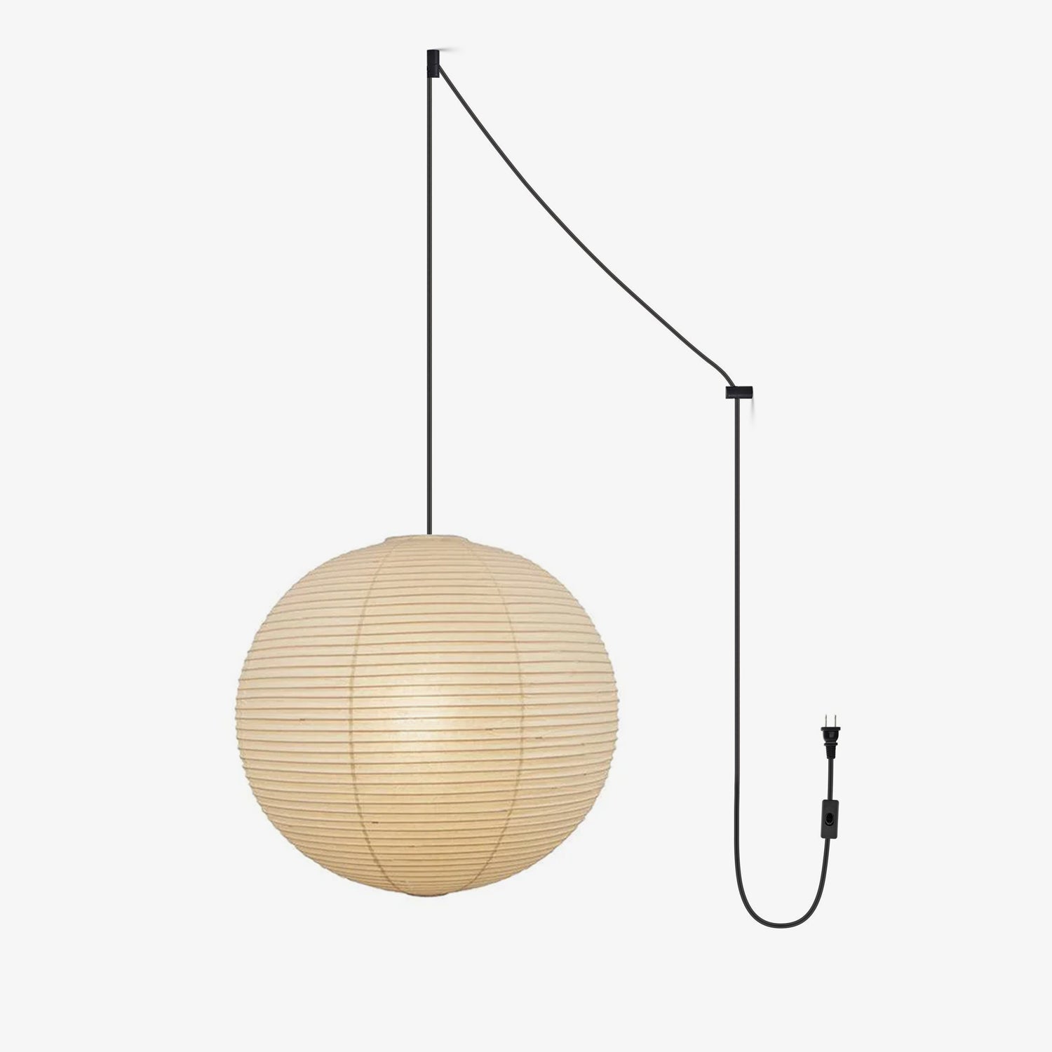 Lustra Pendant Lamp Paper Lantern for Living Room-Neutral Decor