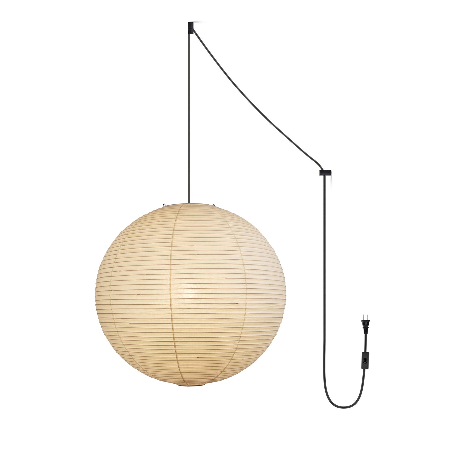 Lustra Pendant Lamp Paper Lantern for Living Room-Neutral Decor