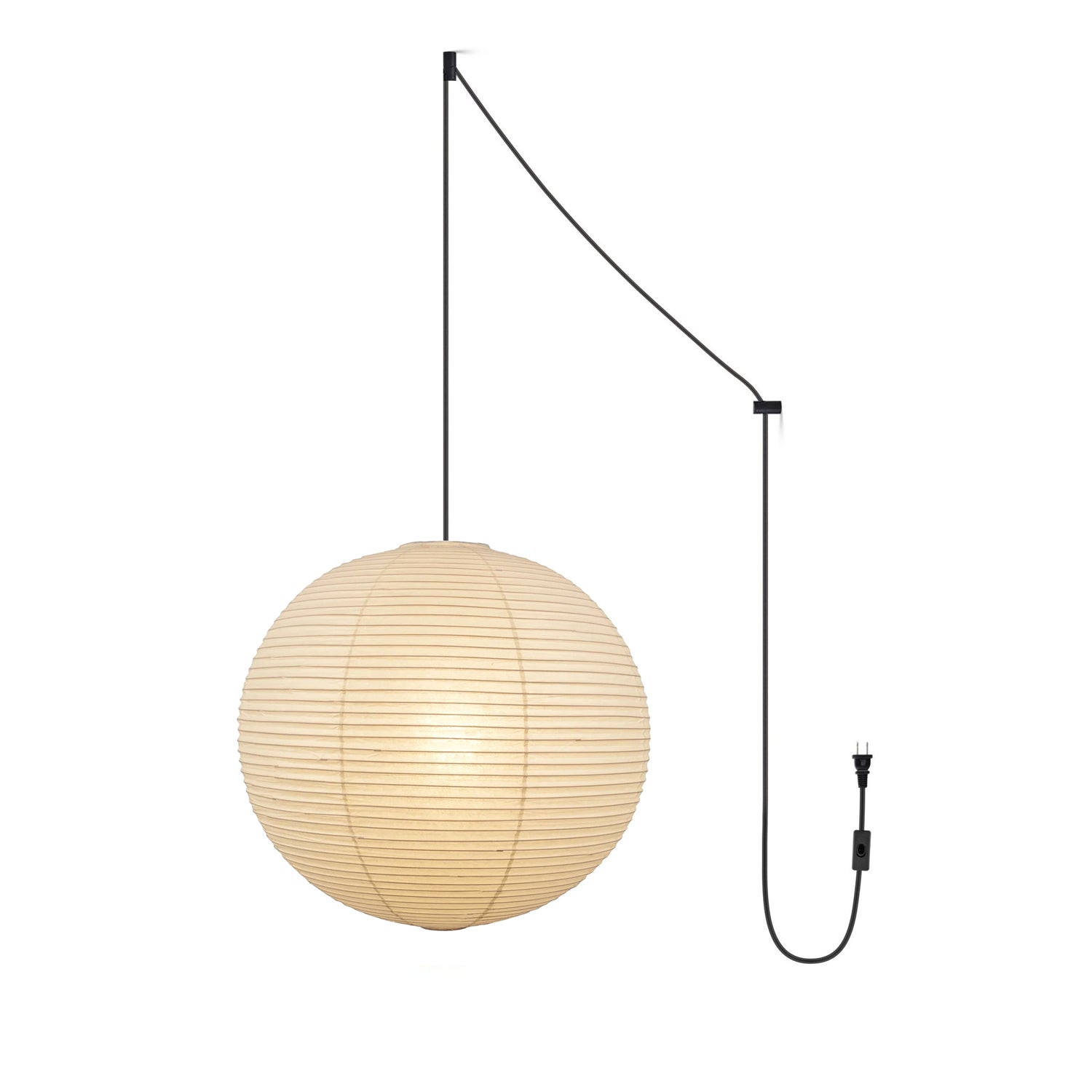 Lustra Pendant Lamp Paper Lantern for Living Room-Neutral Decor
