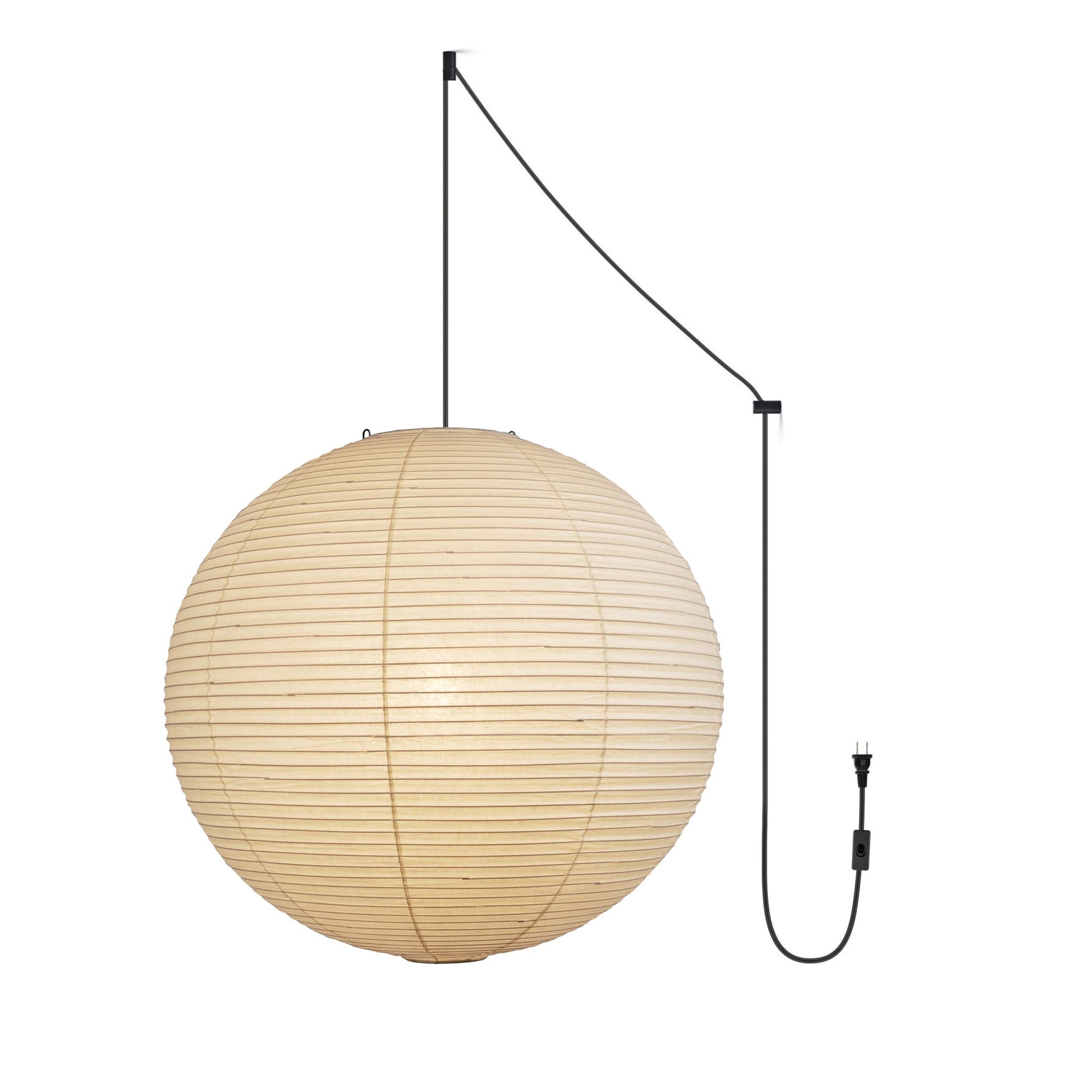 Lustra Pendant Lamp Paper Lantern for Living Room-Neutral Decor