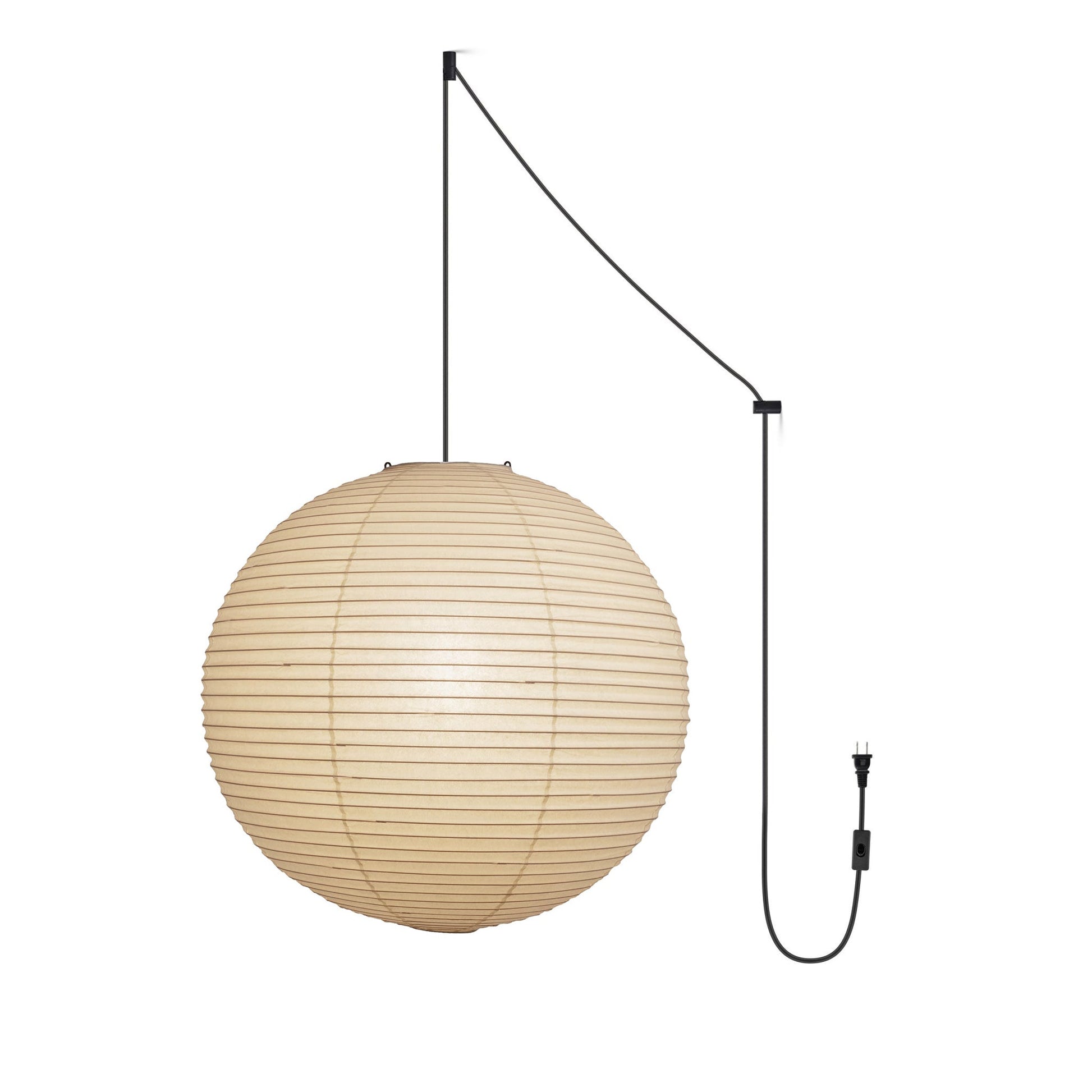 Lustra Pendant Lamp Paper Lantern for Living Room-Neutral Decor