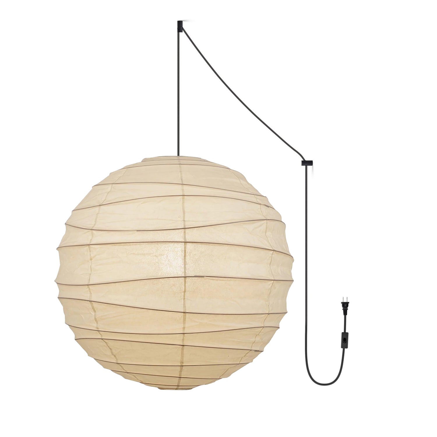 Nolden Paper Pendant Lamp-Neutral Decor