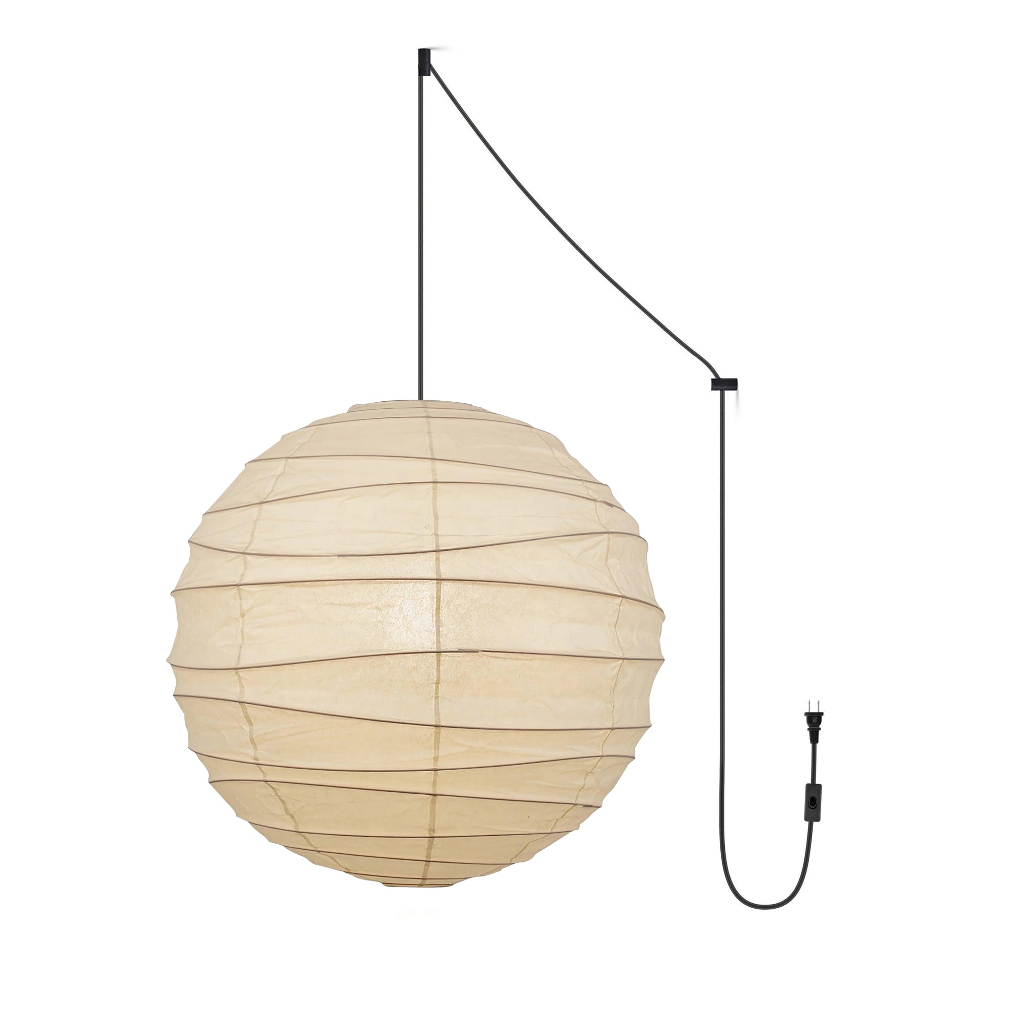 Nolden Paper Pendant Lamp-Neutral Decor
