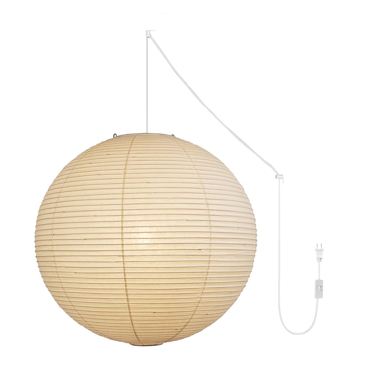 Kalemu Paper Vintage Pendant Light-Neutral Decor