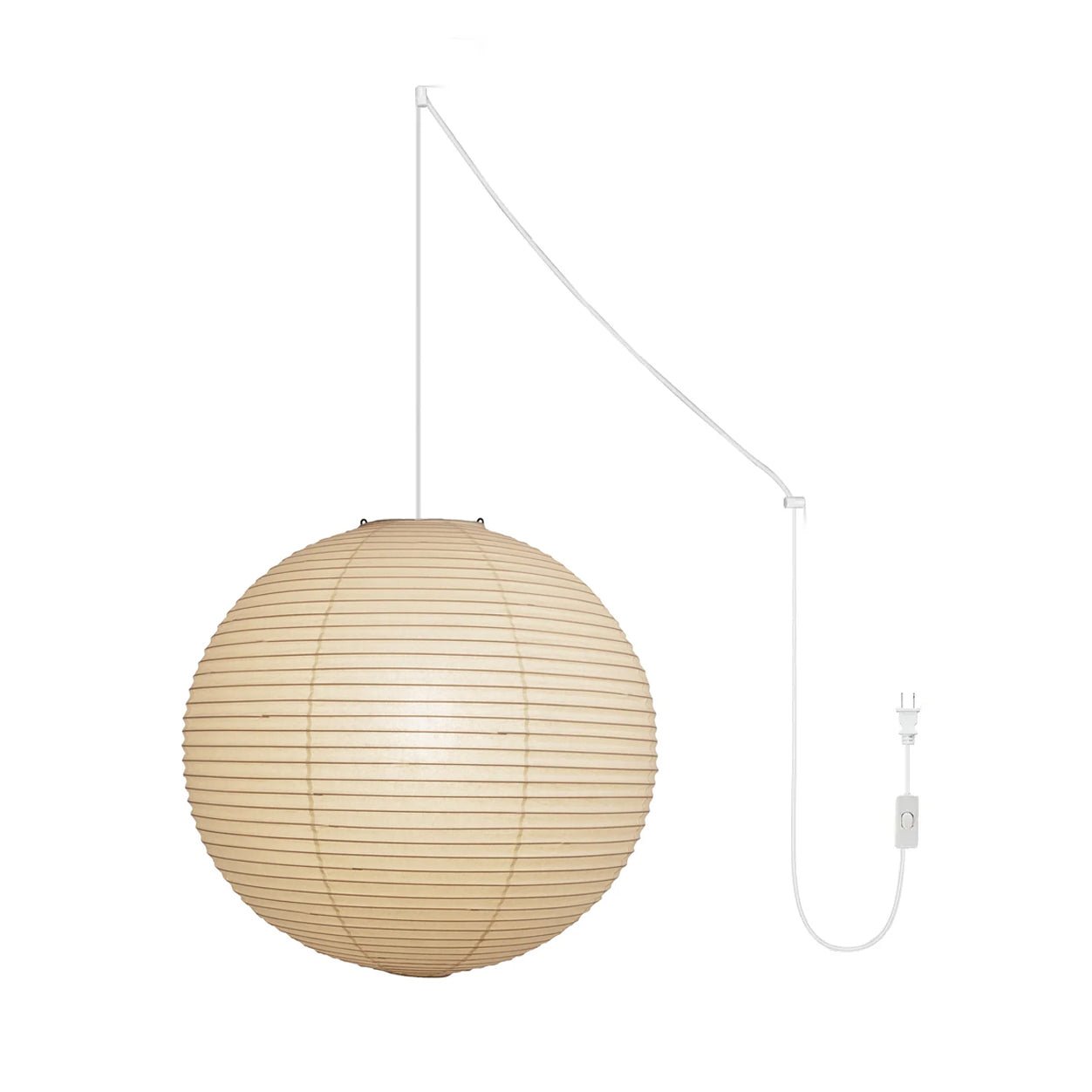 Kalemu Paper Vintage Pendant Light-Neutral Decor