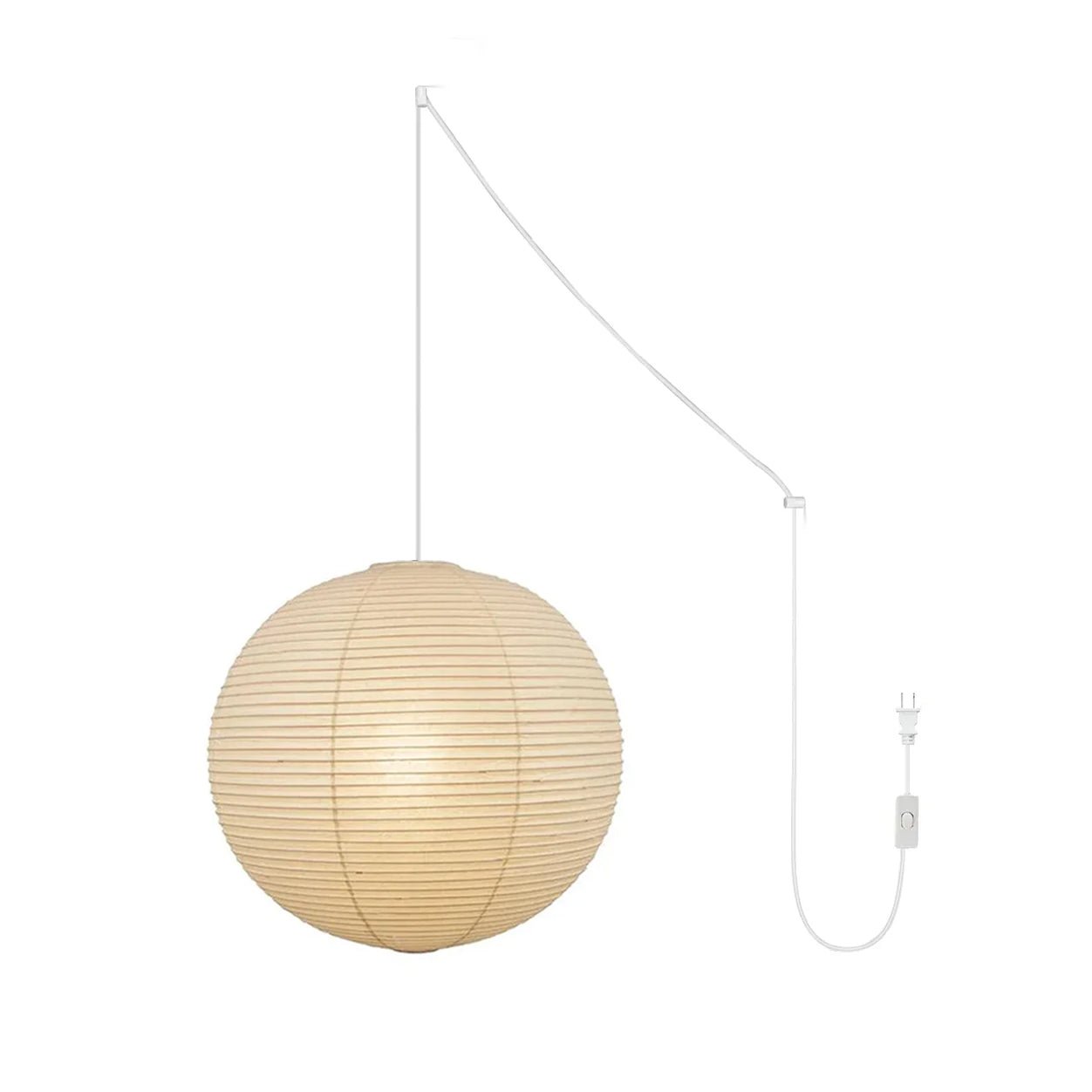 Kalemu Paper Vintage Pendant Light-Neutral Decor