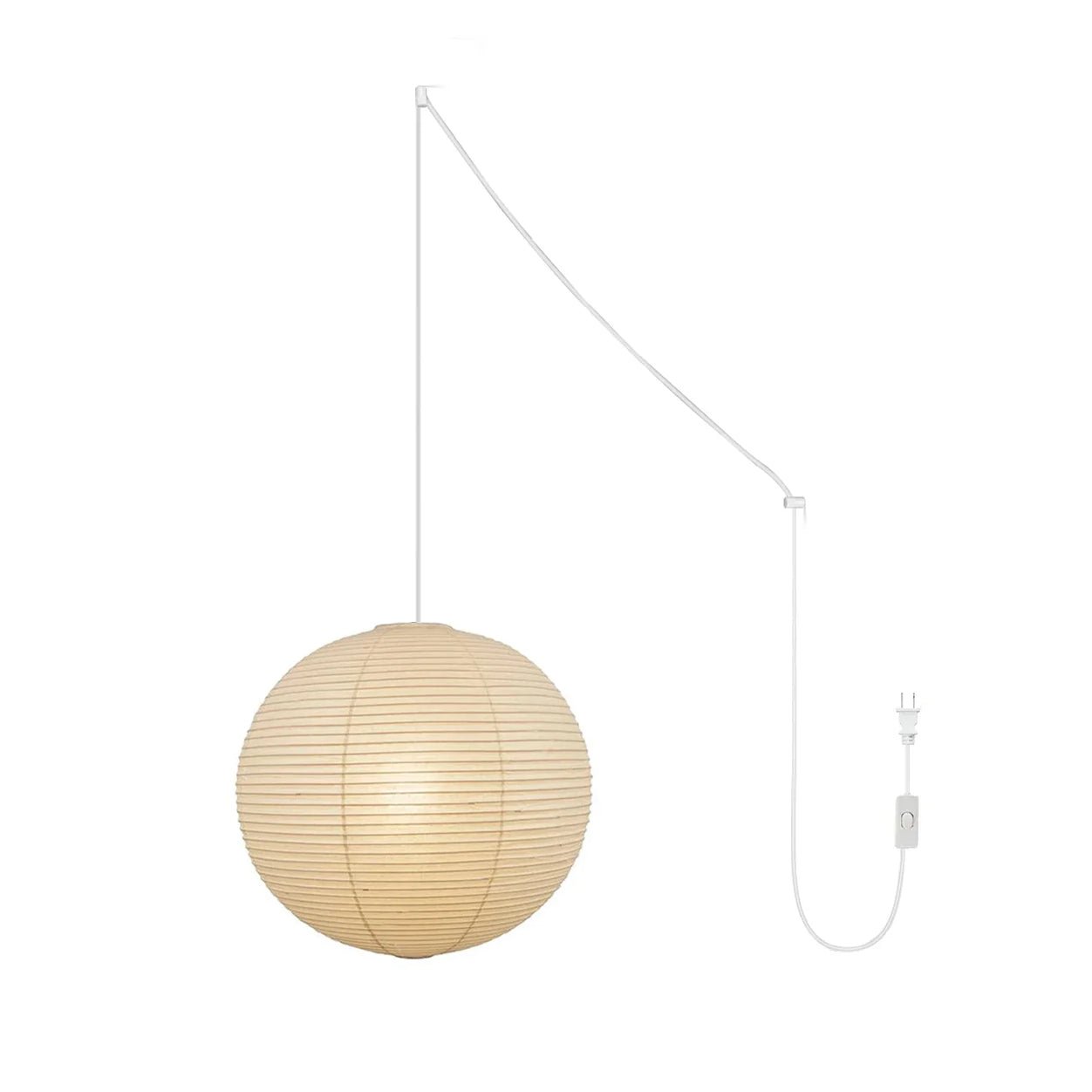Kalemu Paper Vintage Pendant Light-Neutral Decor