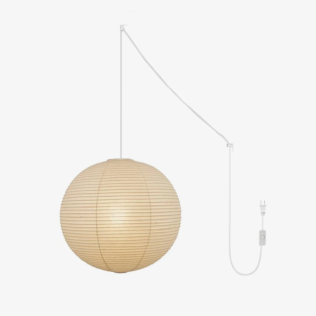 Kalemu Paper Vintage Pendant Light-Neutral Decor
