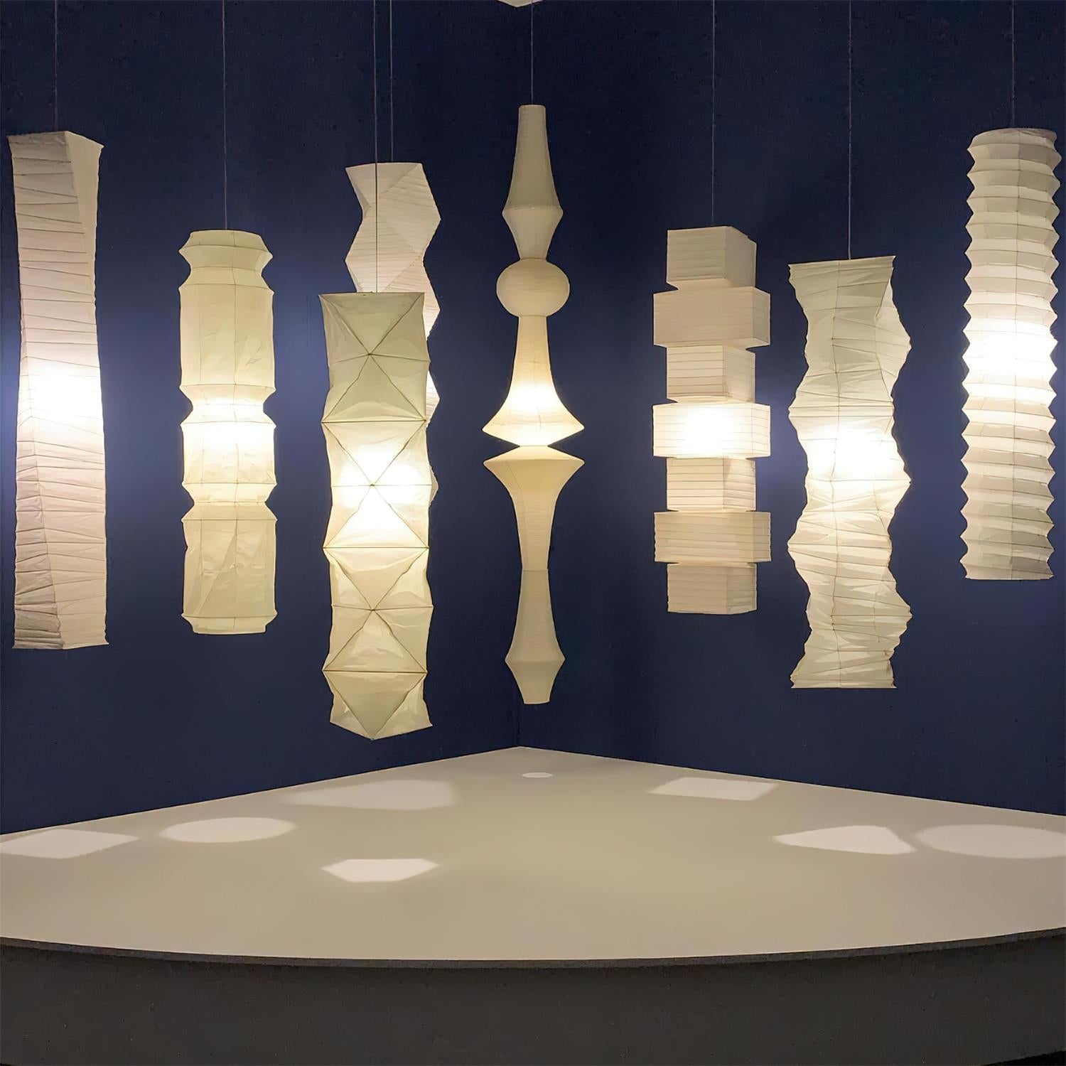 Coren Pendant Lamp Sculptural Mulberry Paper Japandi-Neutral Decor