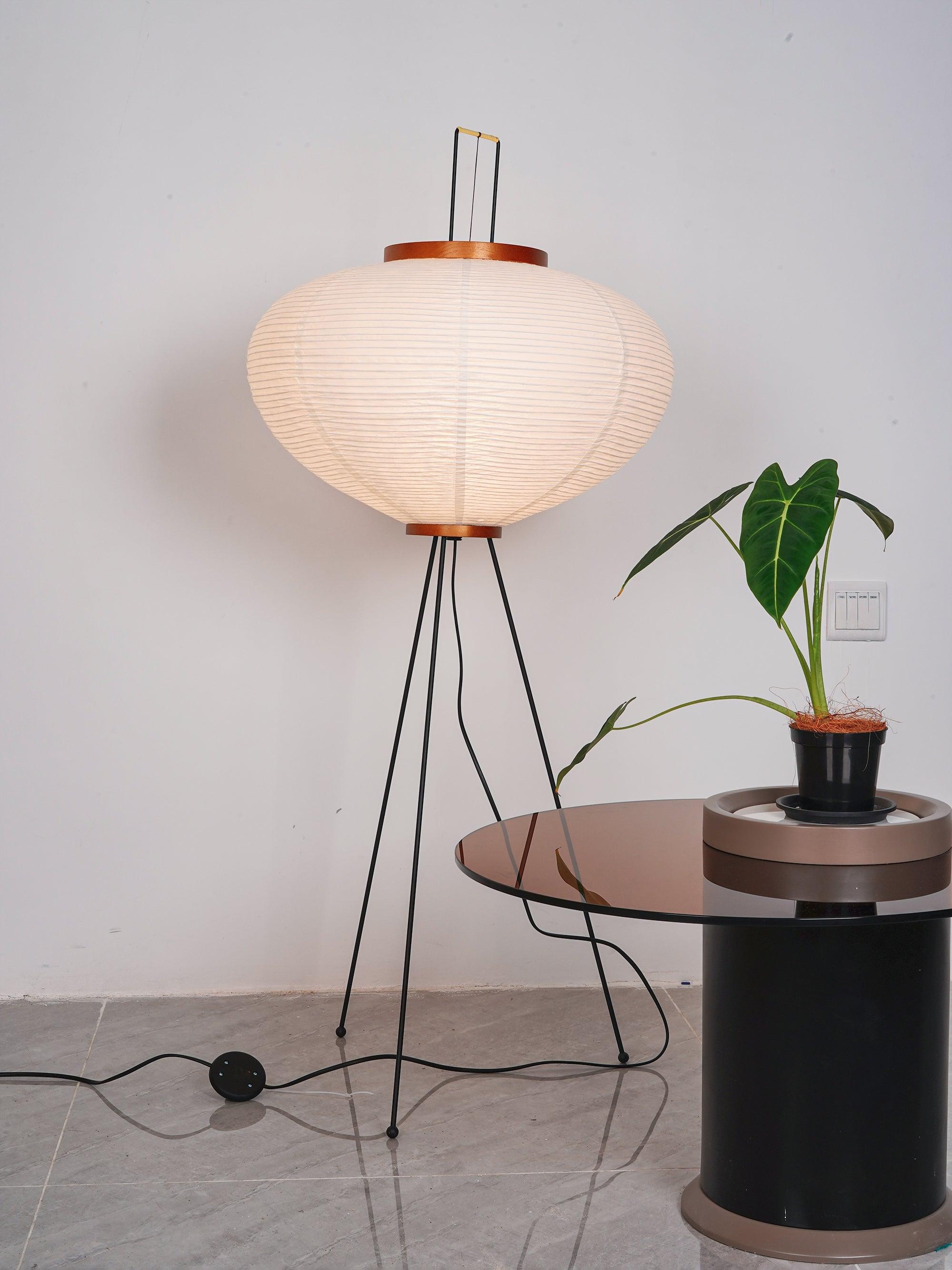 Krelix Paper Scandinavian Floor Lamp-Neutral Decor