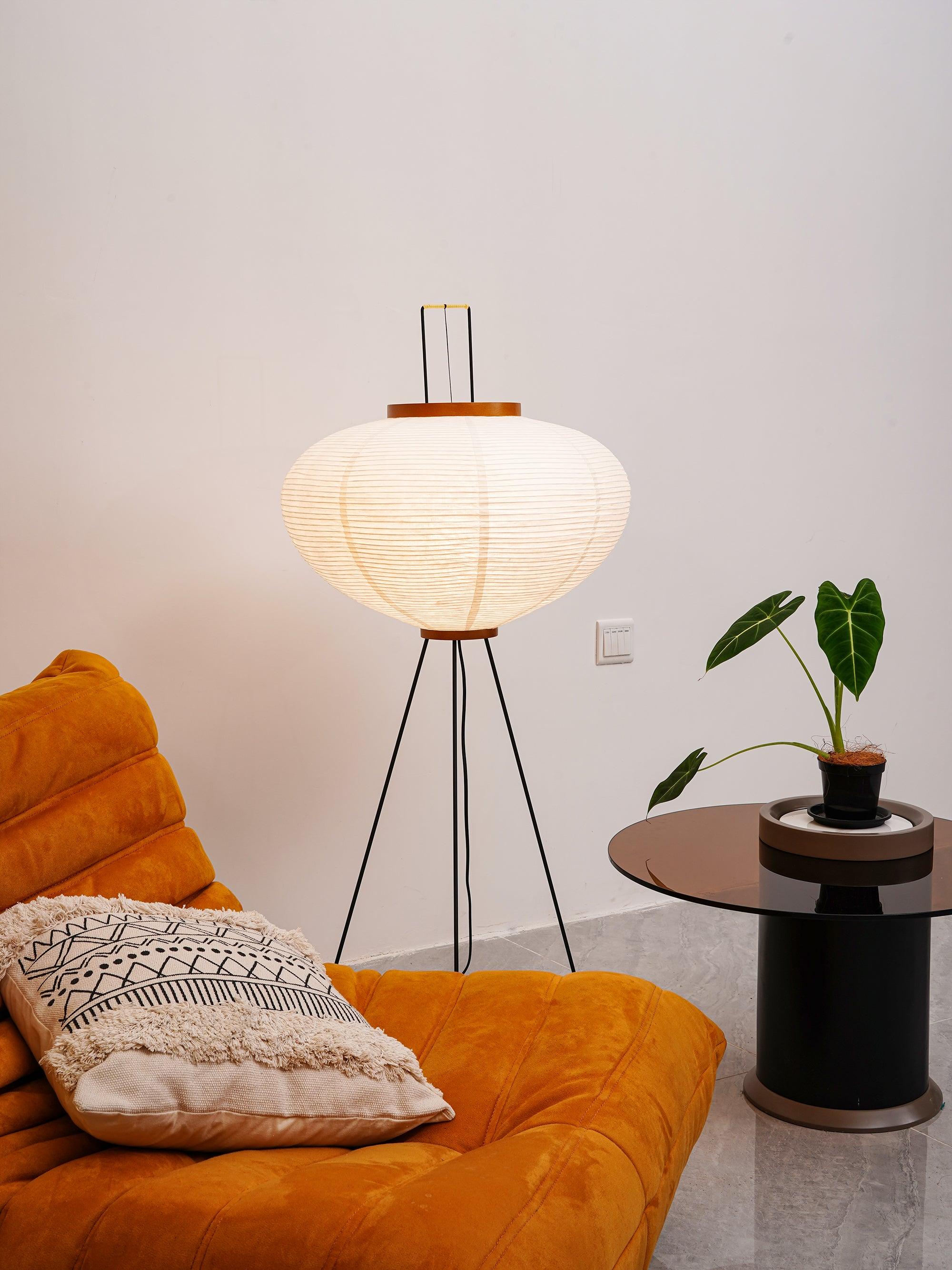 Krelix Paper Scandinavian Floor Lamp-Neutral Decor