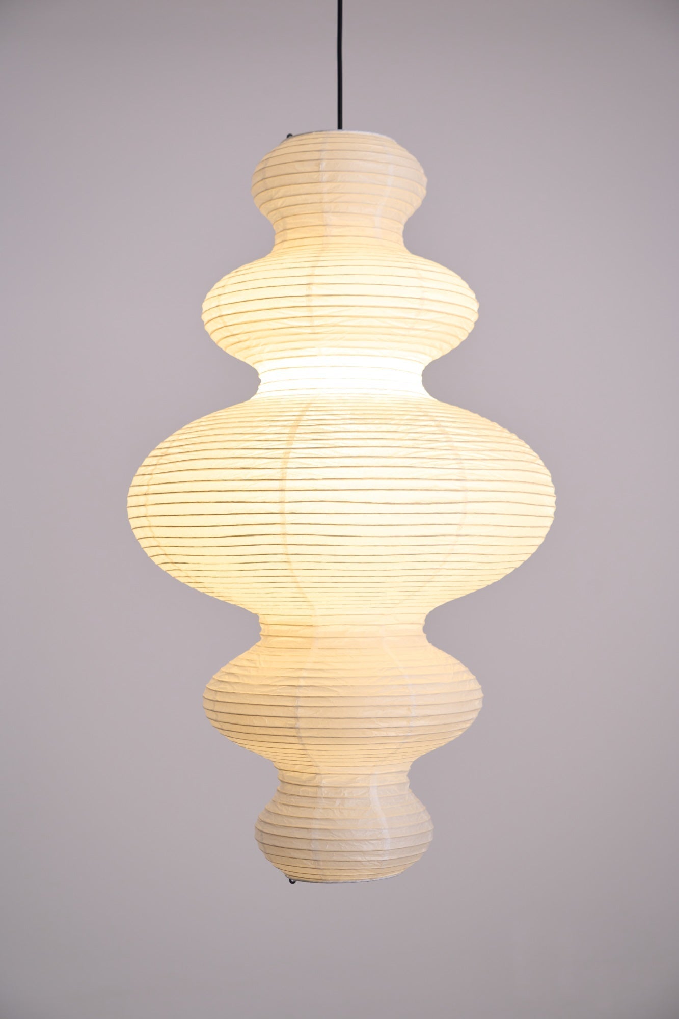 Mune Paper Traditional Pendant Lamp-Neutral Decor