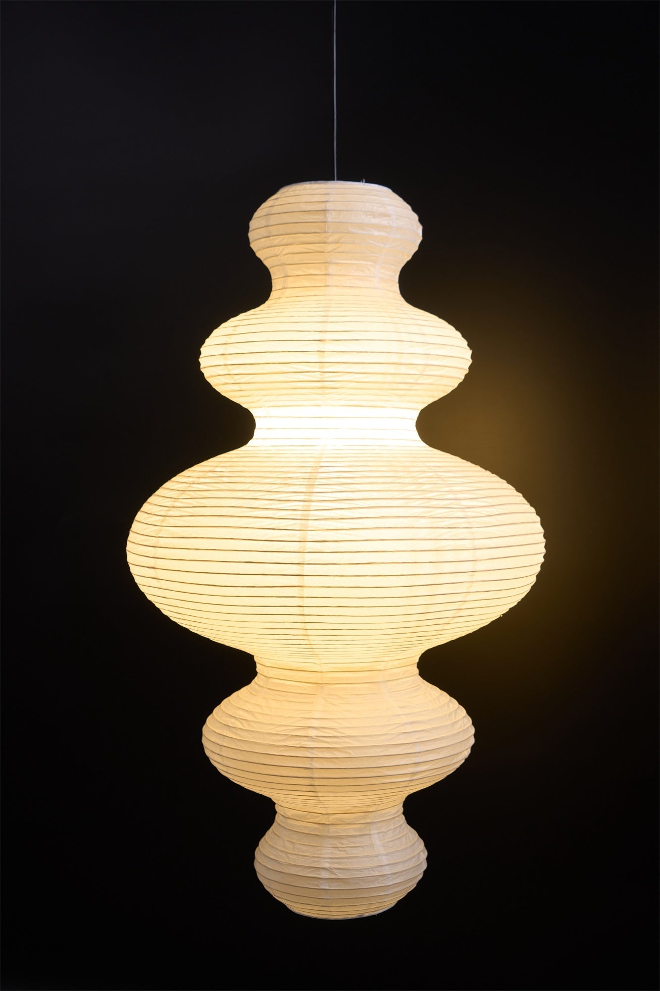 Mune Paper Traditional Pendant Lamp-Neutral Decor