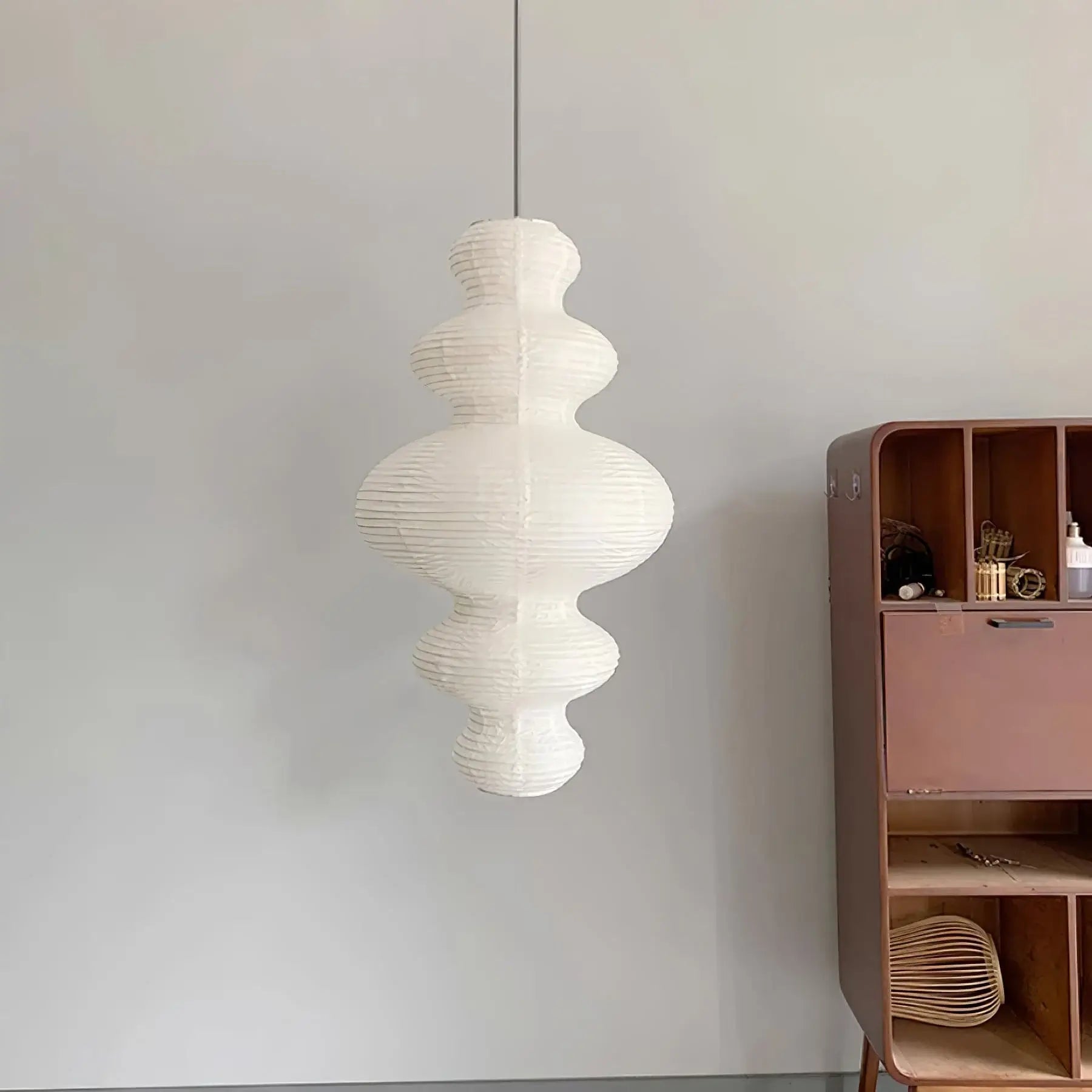 Mune Paper Traditional Pendant Lamp-Neutral Decor