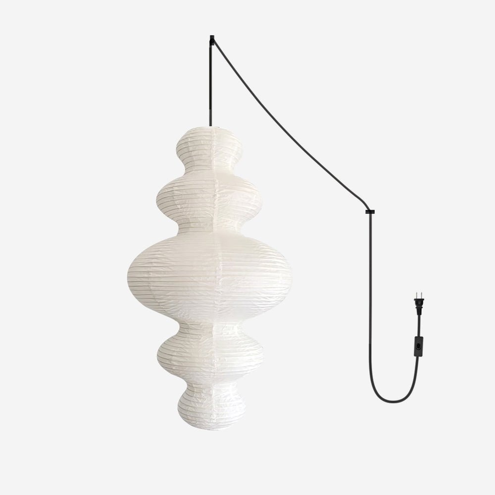 Lythaaris Natural Art Swag Pendant Lamp-Neutral Decor