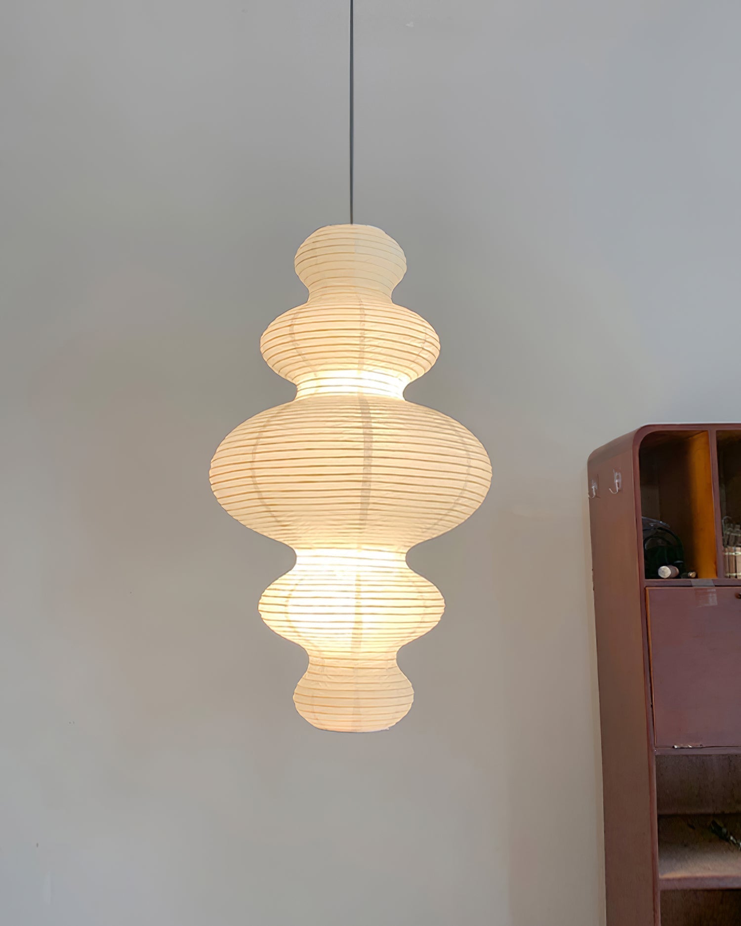 Lythaaris Natural Art Swag Pendant Lamp-Neutral Decor