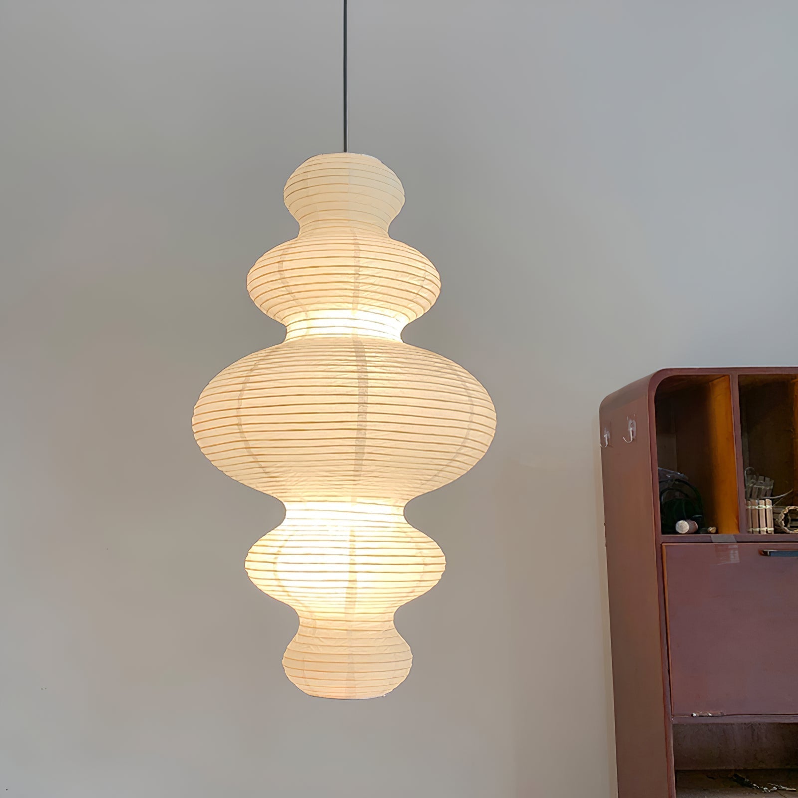 Lythaaris Natural Art Swag Pendant Lamp-Neutral Decor