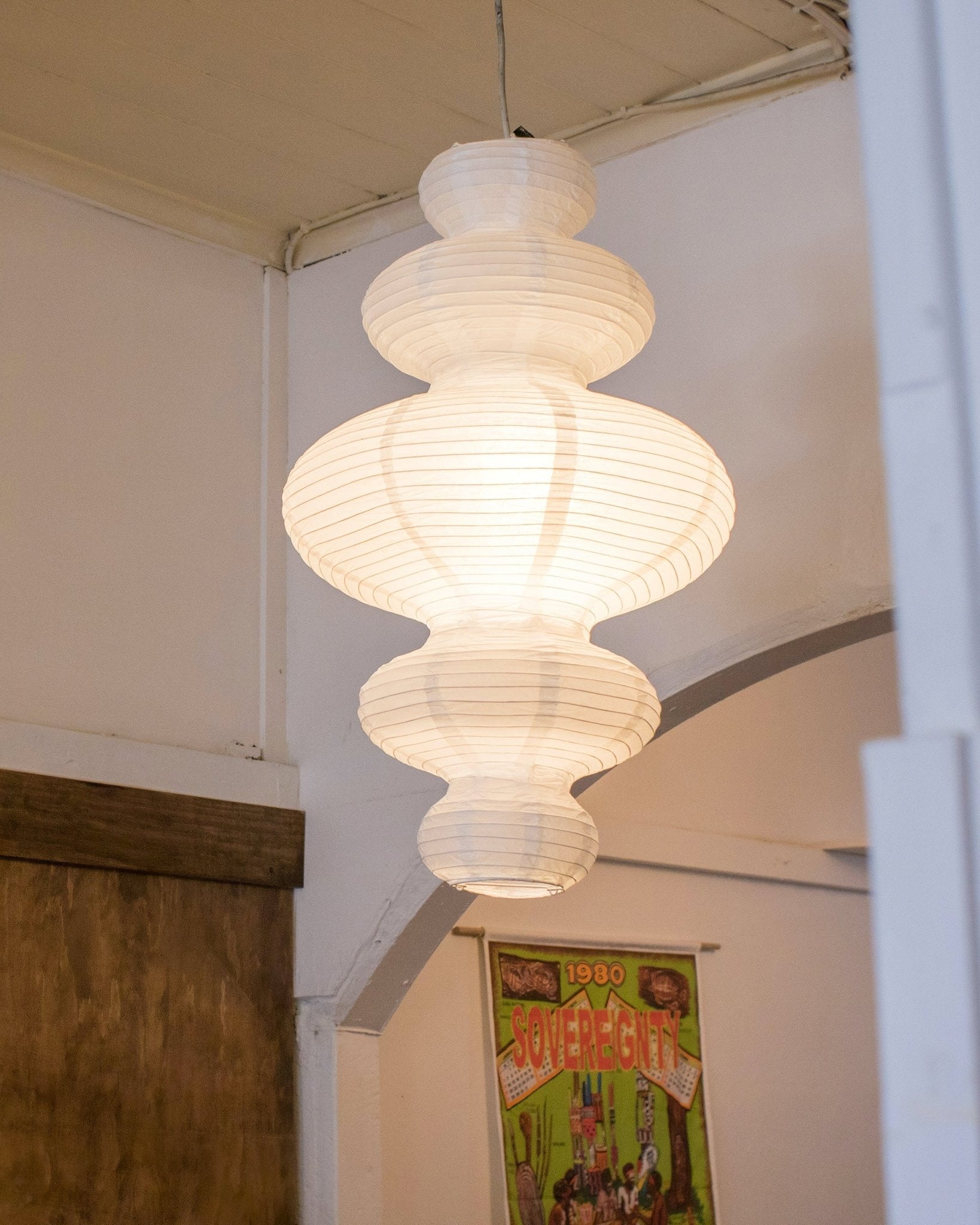 Lythaaris Natural Art Swag Pendant Lamp-Neutral Decor