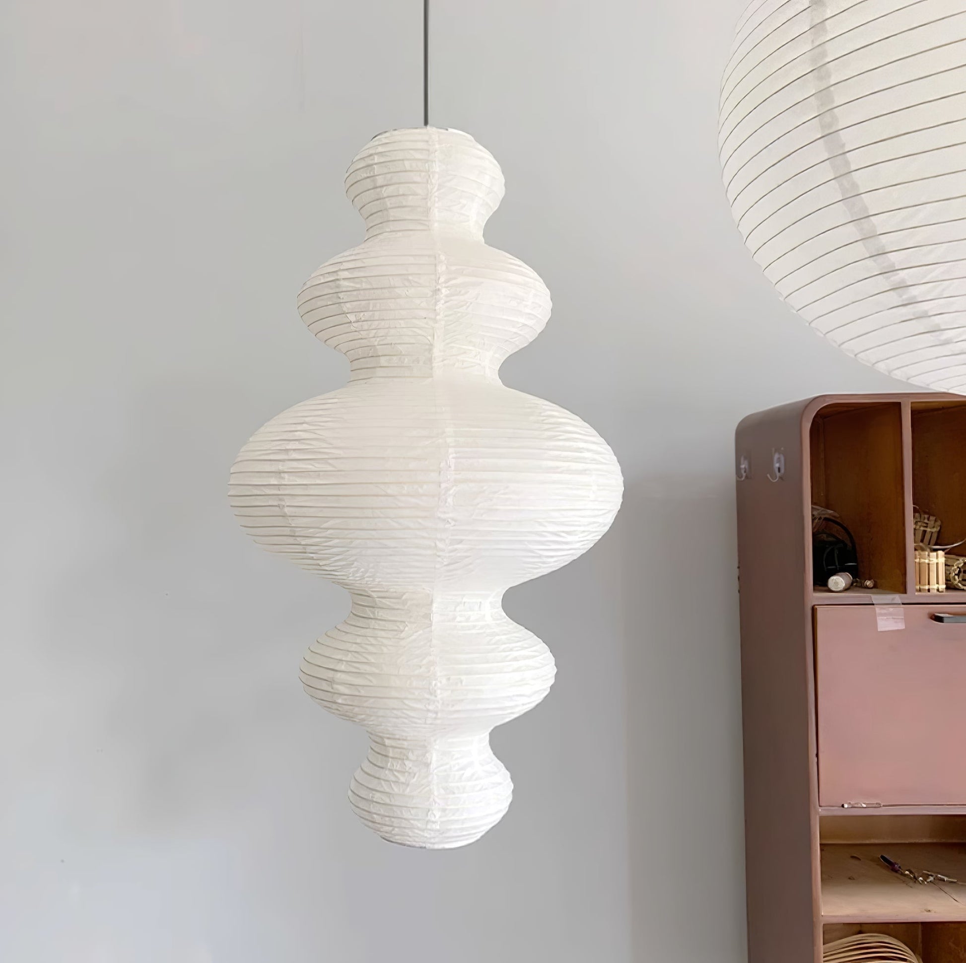 Lythaaris Natural Art Swag Pendant Lamp-Neutral Decor