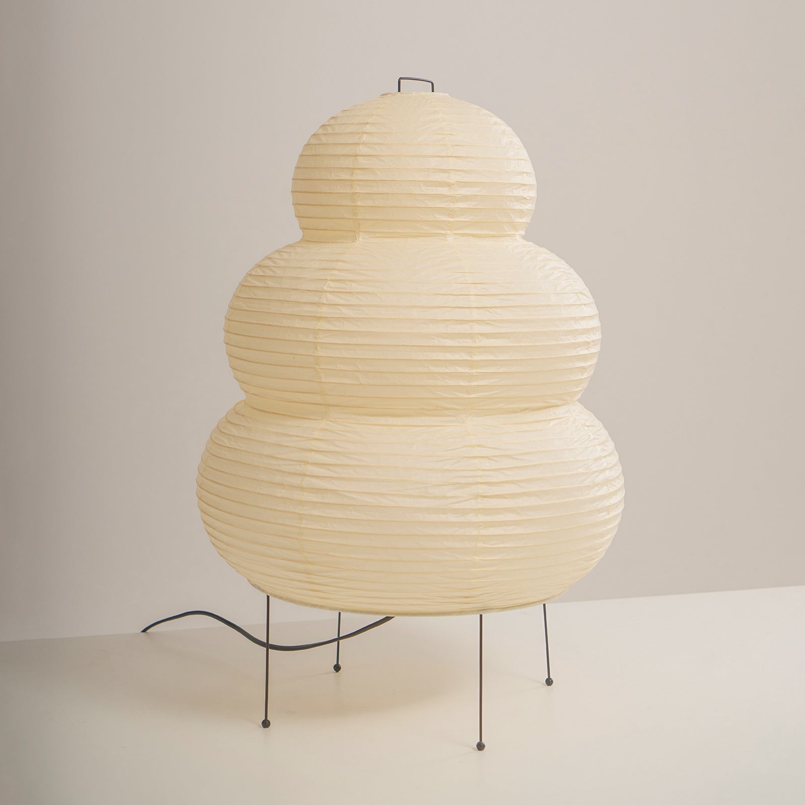 Tranquilux Paper Japanese-Inspired Table Lamp-Neutral Decor