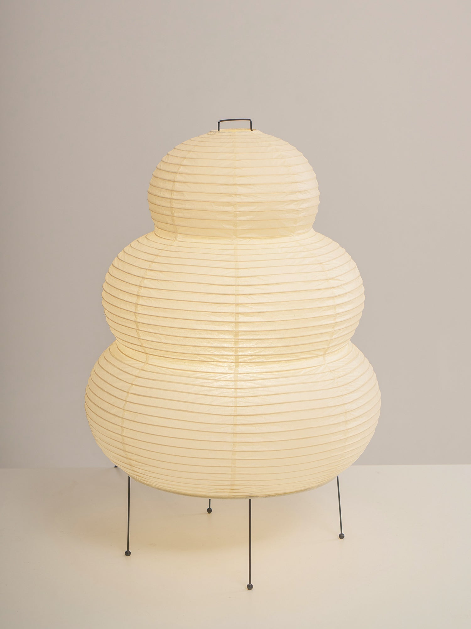 Tranquilux Paper Japanese-Inspired Table Lamp-Neutral Decor