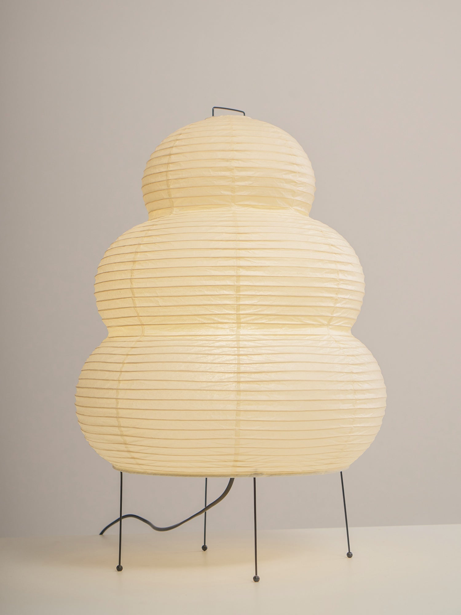 Tranquilux Paper Japanese-Inspired Table Lamp-Neutral Decor