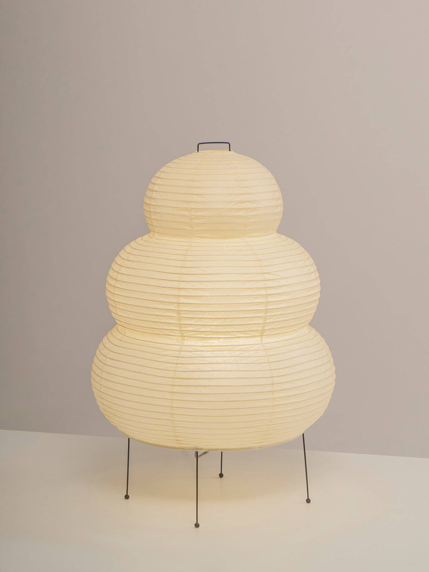 Tranquilux Paper Japanese-Inspired Table Lamp-Neutral Decor