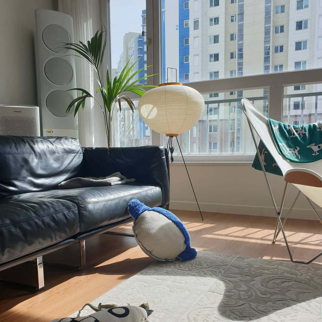 Krelix Paper Scandinavian Floor Lamp-Neutral Decor