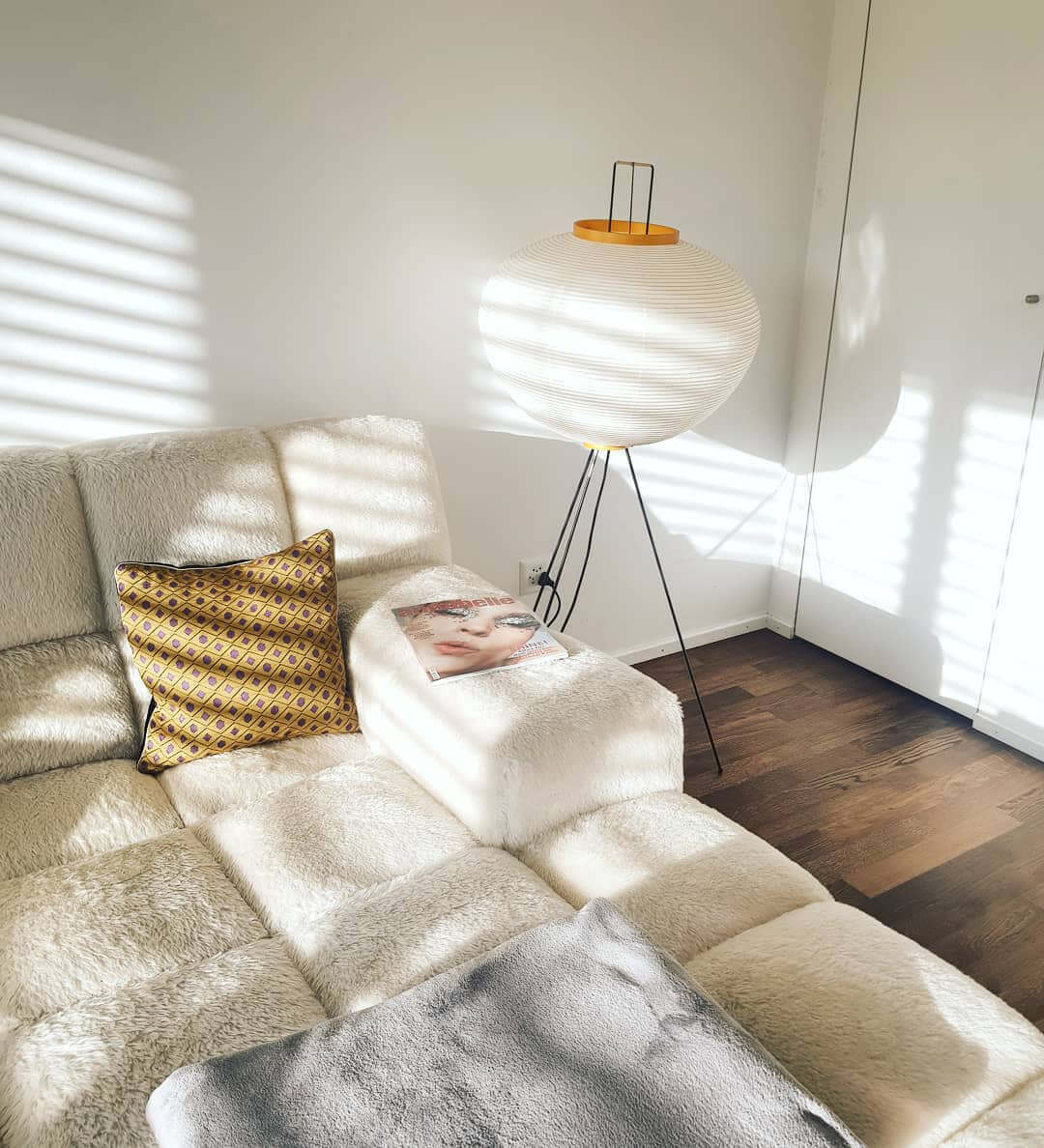 Krelix Paper Scandinavian Floor Lamp-Neutral Decor