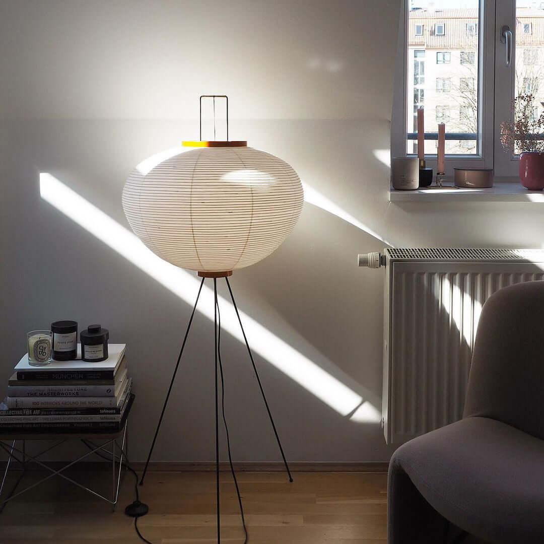 Krelix Paper Scandinavian Floor Lamp-Neutral Decor