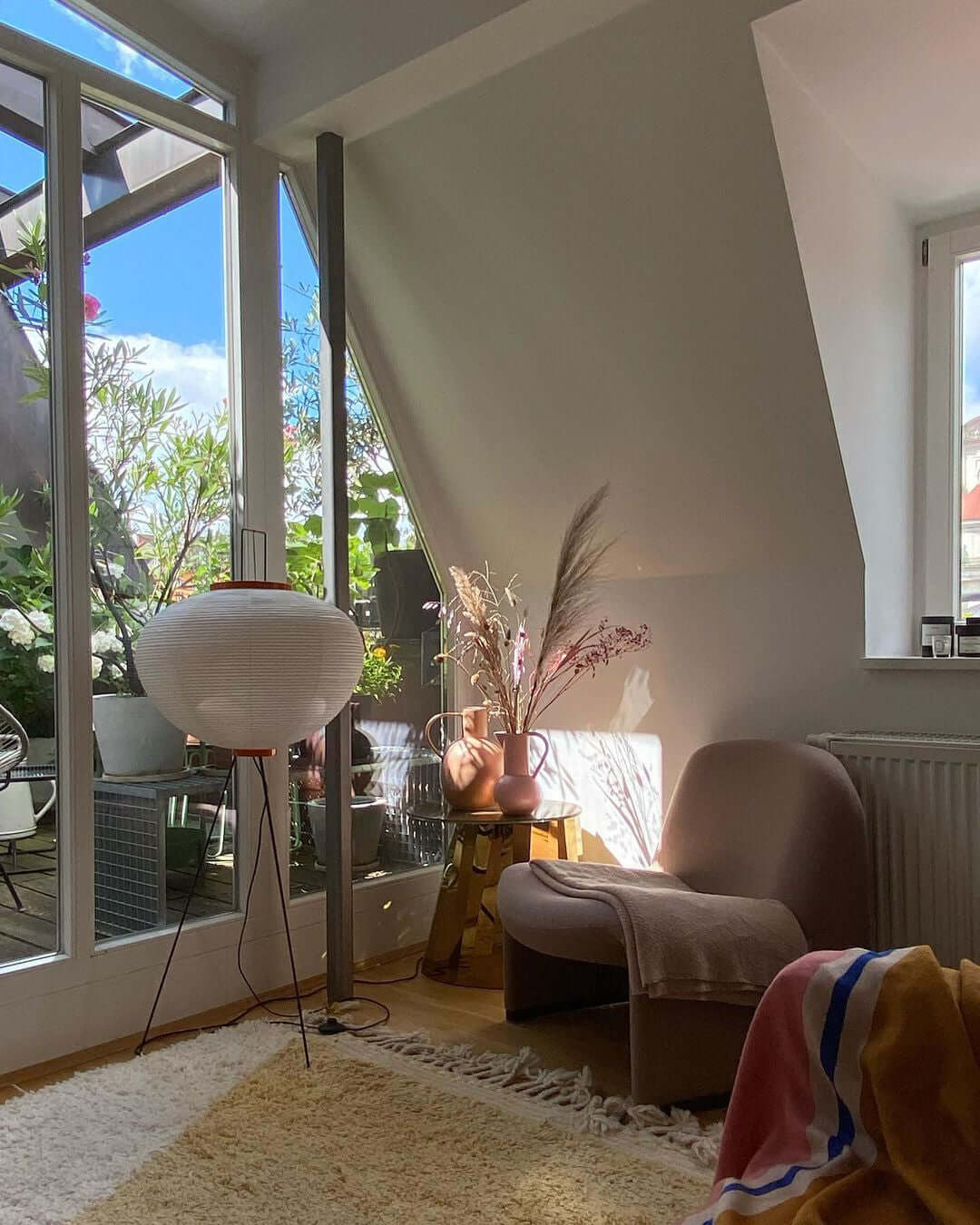 Krelix Paper Scandinavian Floor Lamp-Neutral Decor