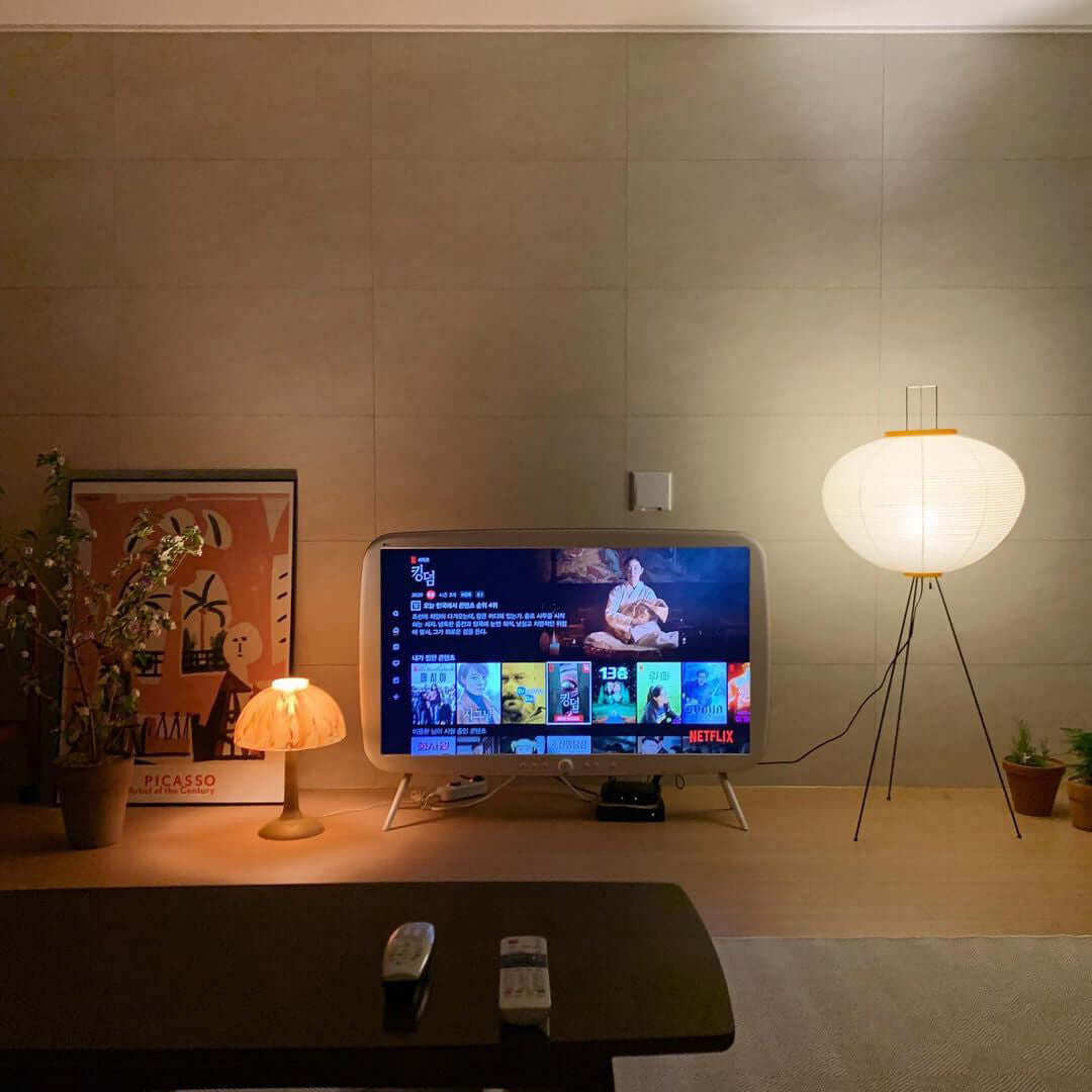 Krelix Paper Scandinavian Floor Lamp-Neutral Decor