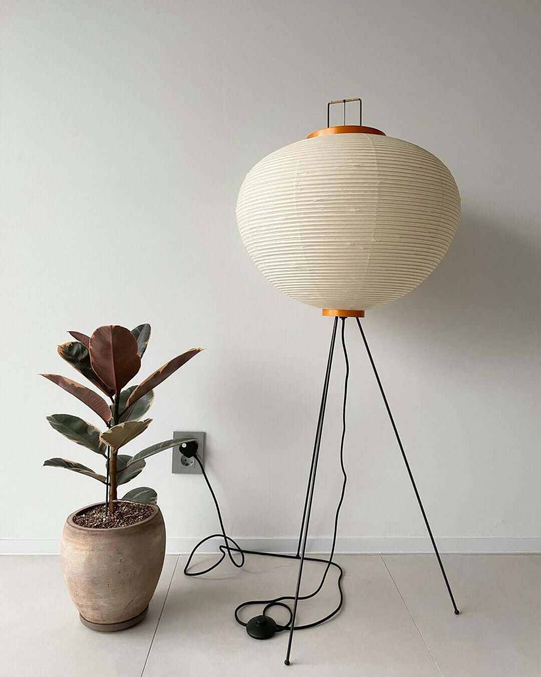 Krelix Paper Scandinavian Floor Lamp-Neutral Decor