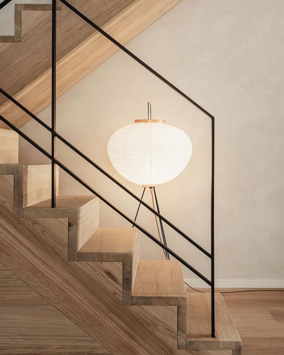 Krelix Paper Scandinavian Floor Lamp-Neutral Decor