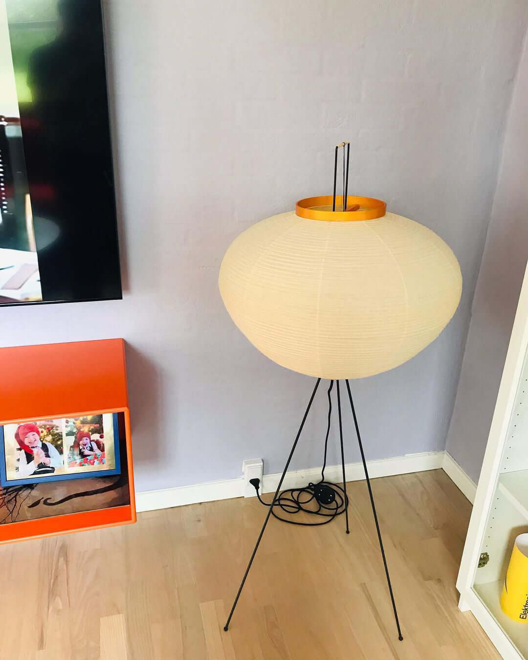 Krelix Paper Scandinavian Floor Lamp-Neutral Decor