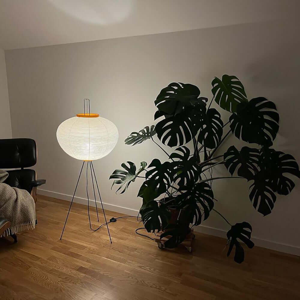 Krelix Paper Scandinavian Floor Lamp-Neutral Decor