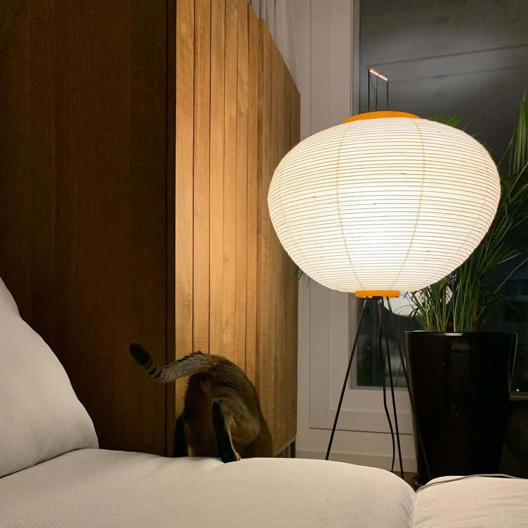 Krelix Paper Scandinavian Floor Lamp-Neutral Decor