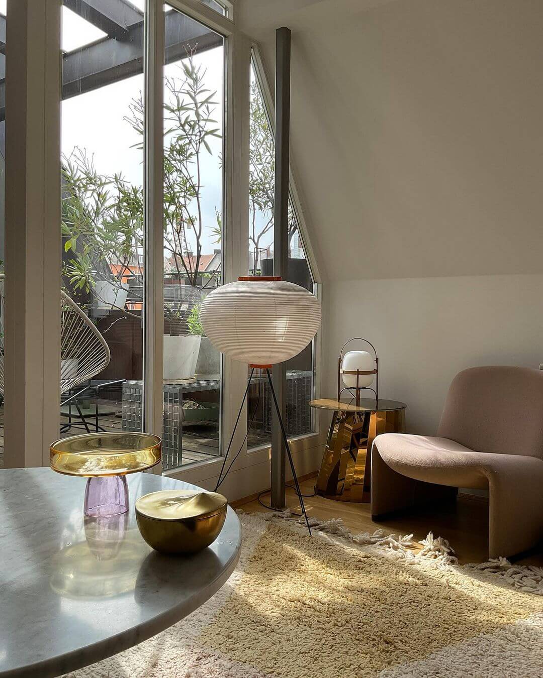 Krelix Paper Scandinavian Floor Lamp-Neutral Decor