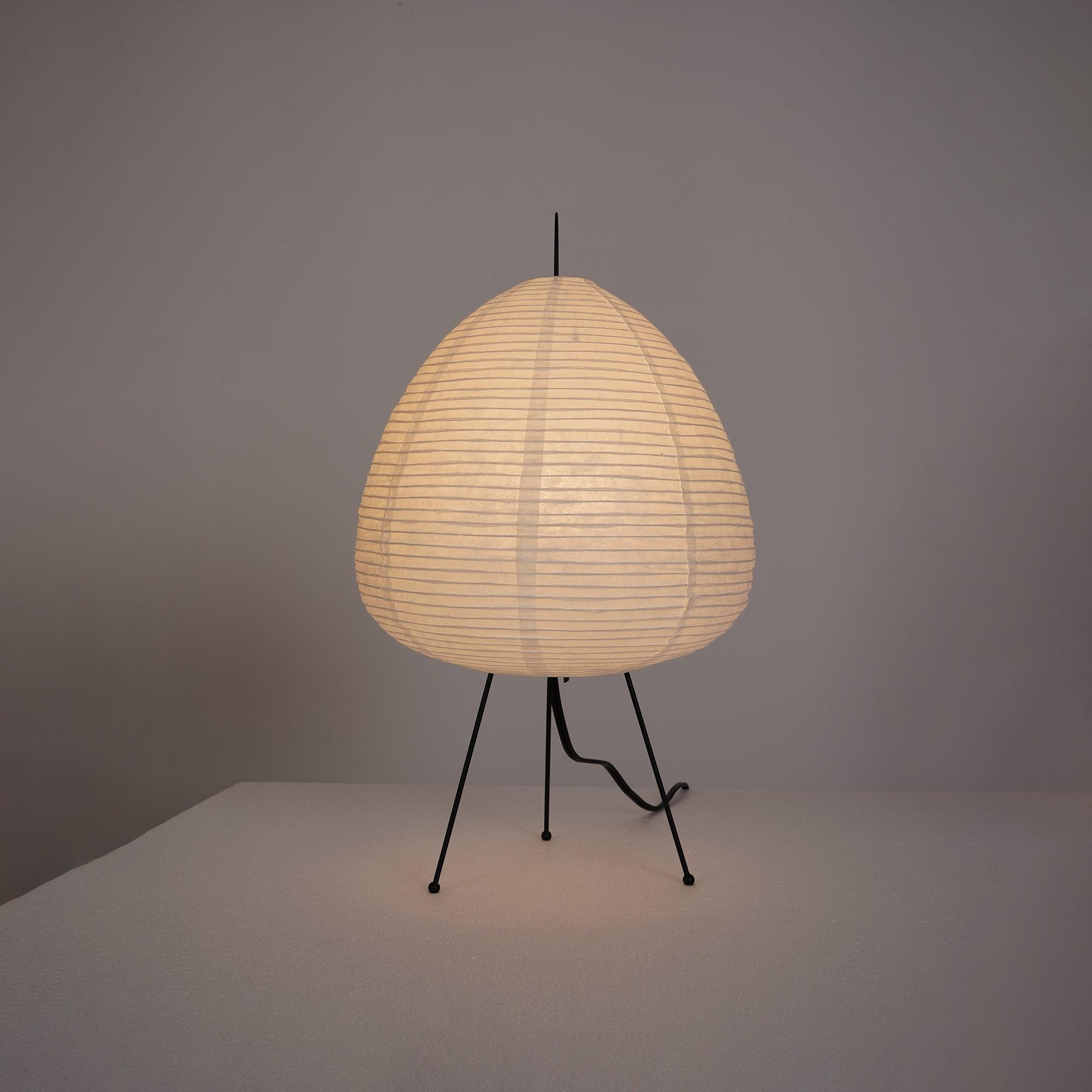 Tranquilux Paper Japanese-Inspired Table Lamp-Neutral Decor