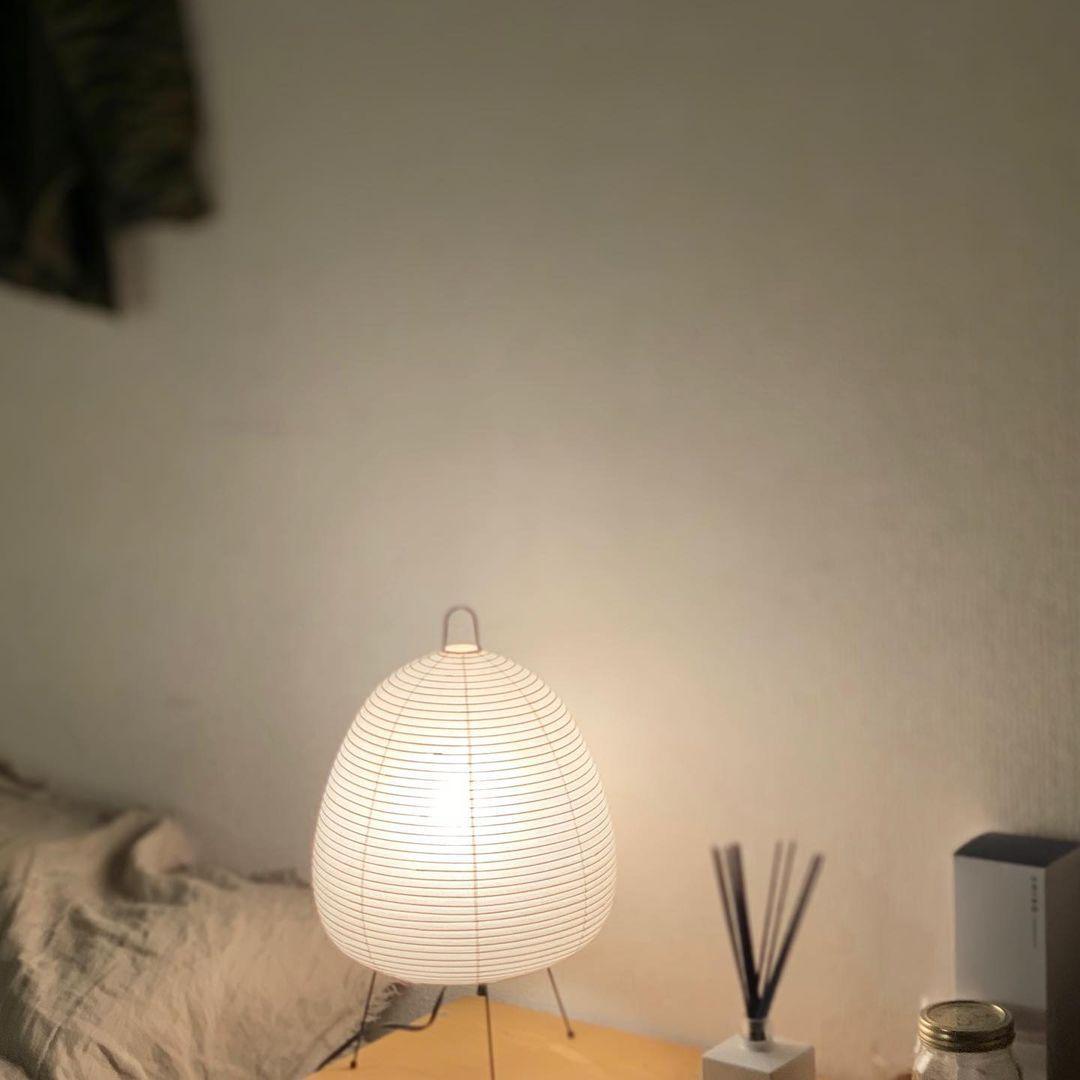 Tranquilux Paper Japanese-Inspired Table Lamp-Neutral Decor