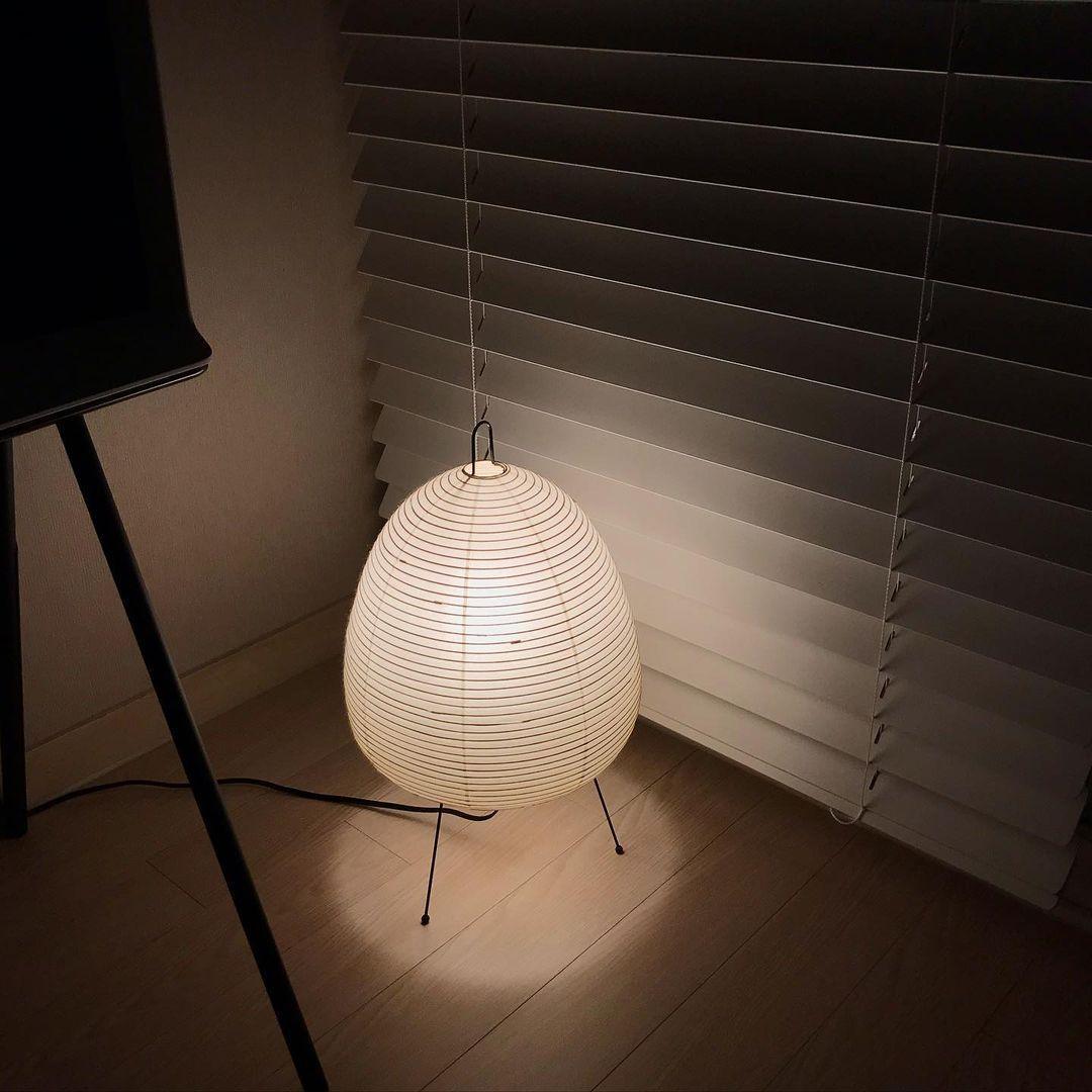 Tranquilux Paper Japanese-Inspired Table Lamp-Neutral Decor