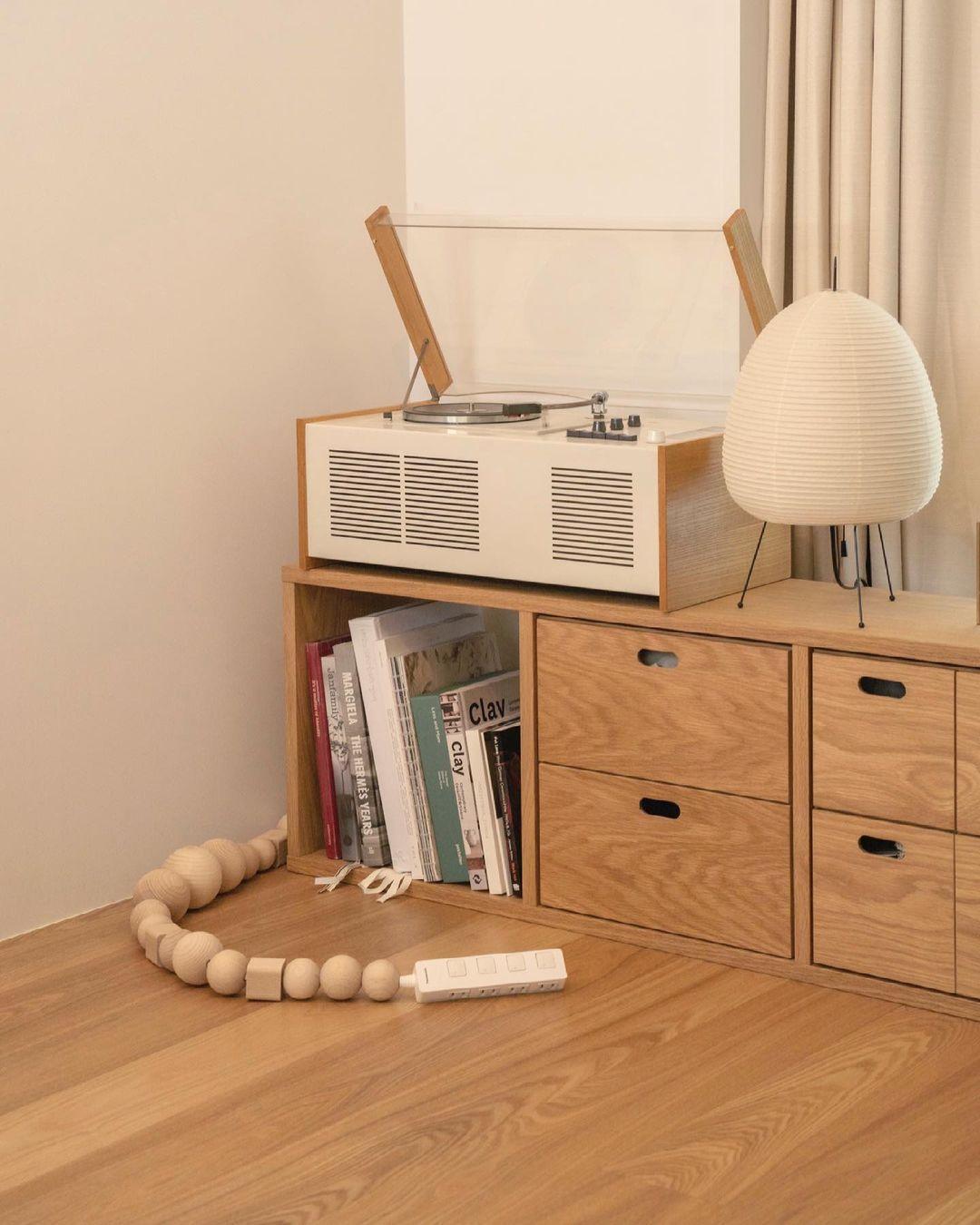 Tranquilux Paper Japanese-Inspired Table Lamp-Neutral Decor