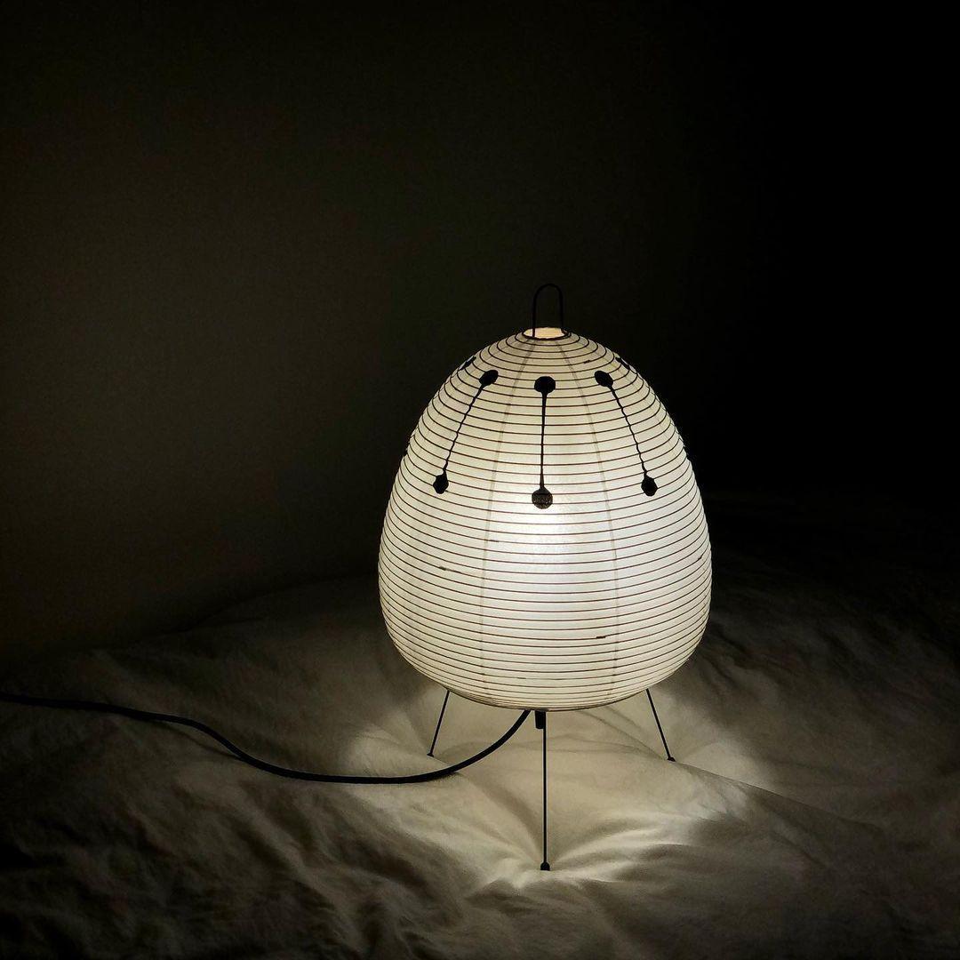 Tranquilux Paper Japanese-Inspired Table Lamp-Neutral Decor