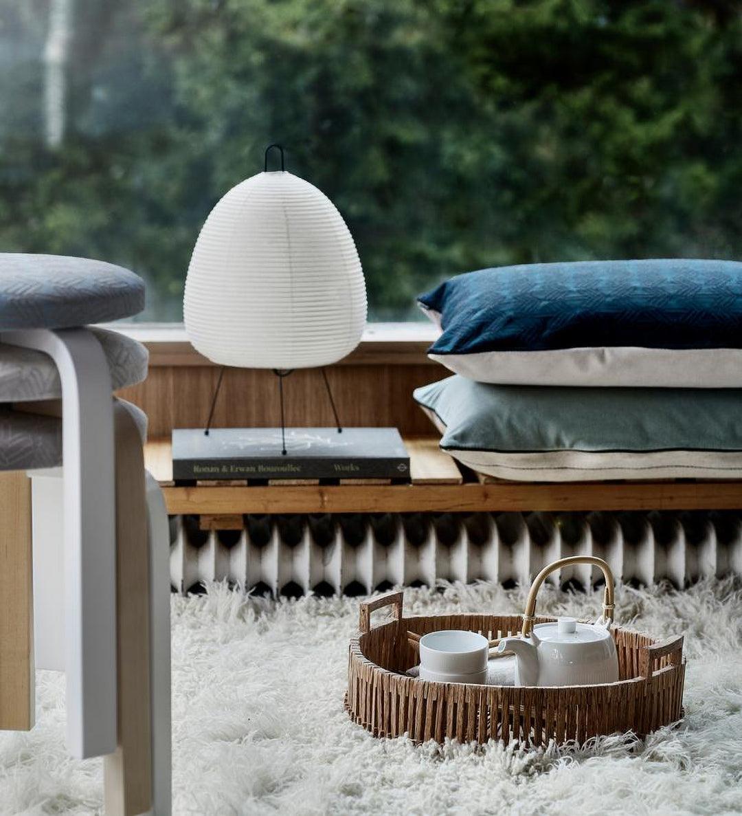 Tranquilux Paper Japanese-Inspired Table Lamp-Neutral Decor